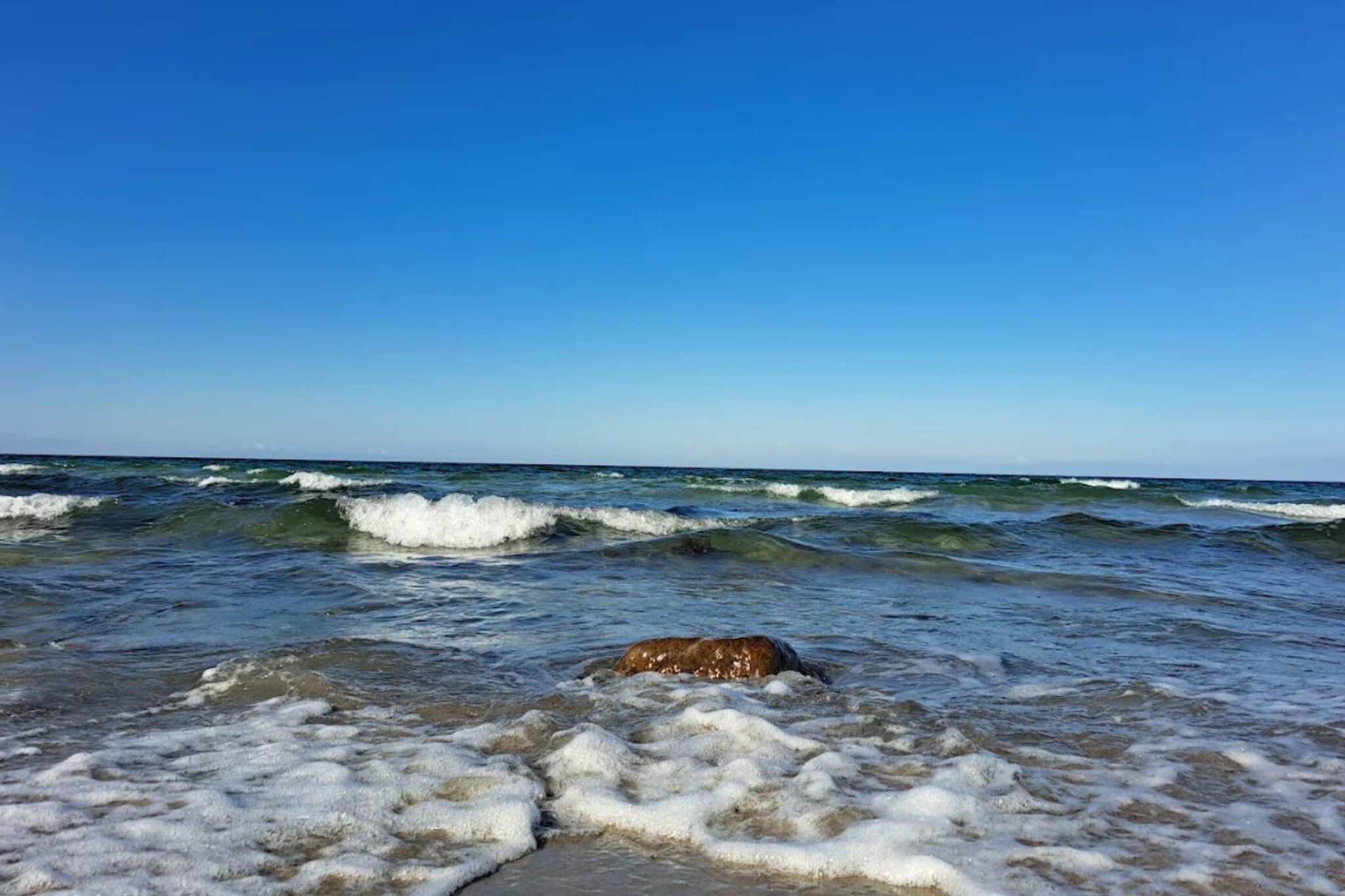 Uitnodigend eilanduitje in Læsø-Waterzicht