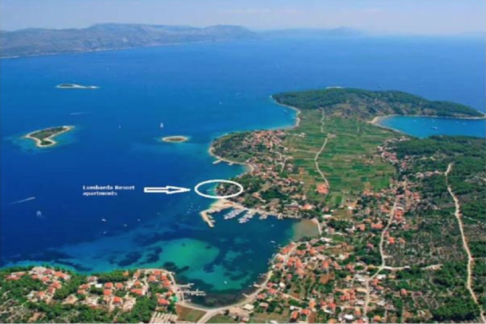 Lumbarda Resort Apartments - Superior Two-Bedroom Apartment with Sea View (SUPERIOR 2B2B ) A7-Aussicht