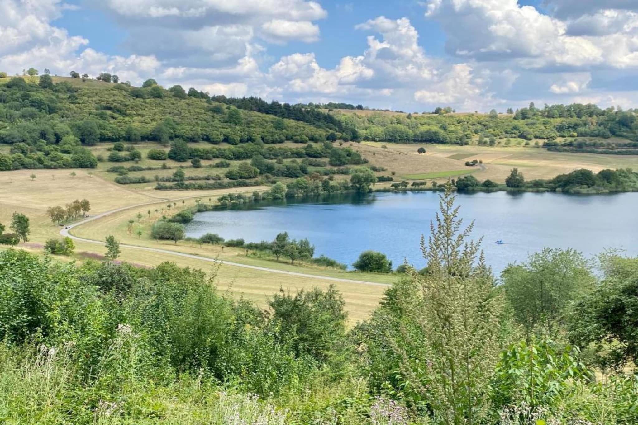 Turm zur Pfaffenley-Gebieden zomer 20km