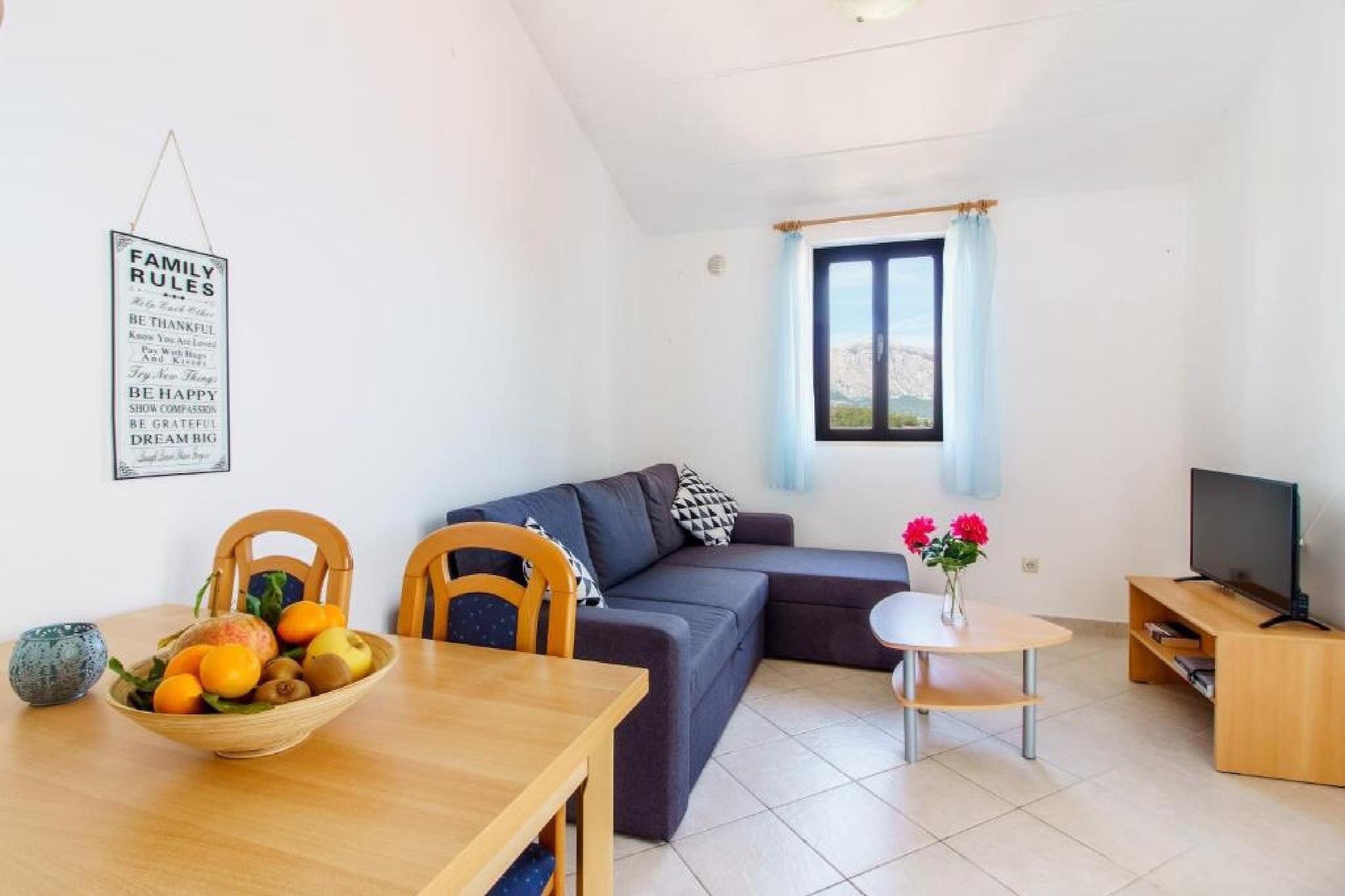 Lumbarda Resort Apartments - Comfort One Bedroom Apartment  H5-Wohnzimmer