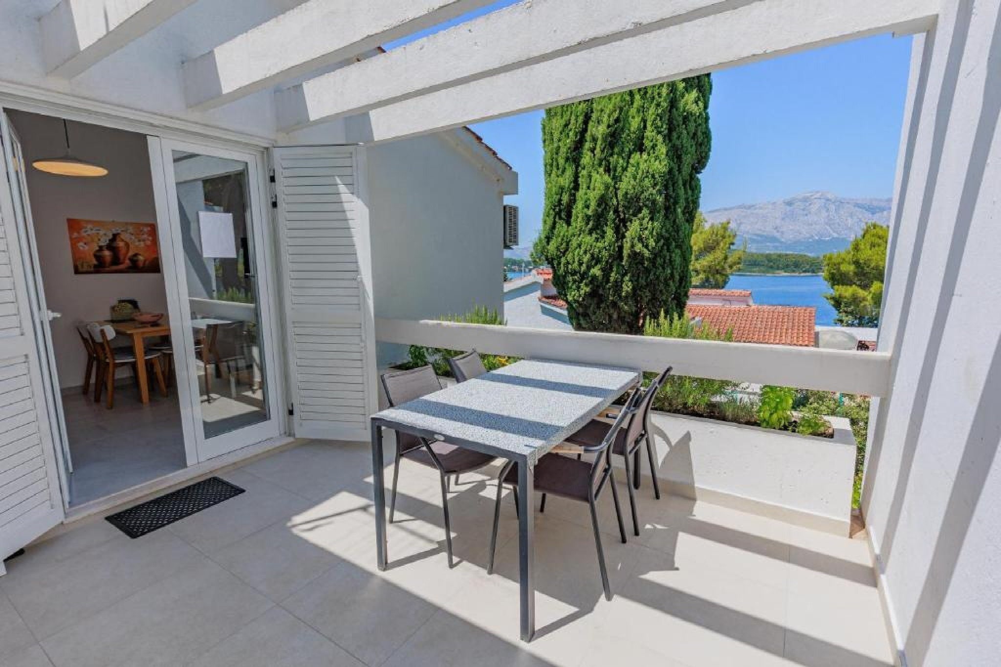 Lumbarda Resort Apartments - Superior One bedroom Apartment  C8-Terrassenbalkon