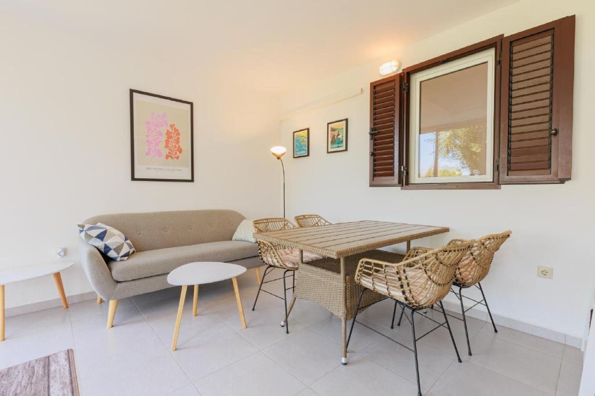 Lumbarda Resort Apartments - Comfort Two-Bedroom Apartment F5-Wohnzimmer