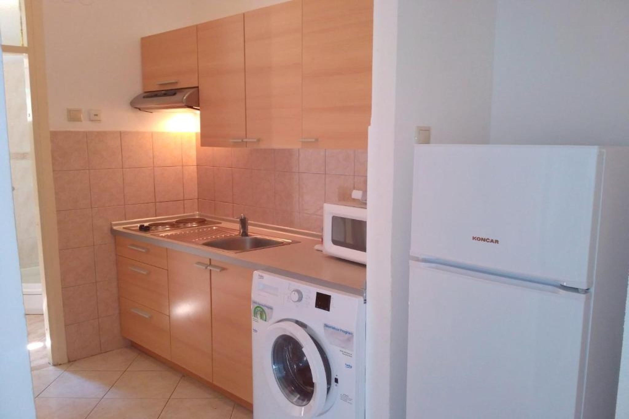 Lumbarda Resort Apartments -Comfort Two-Bedroom Apartment F7-Küche
