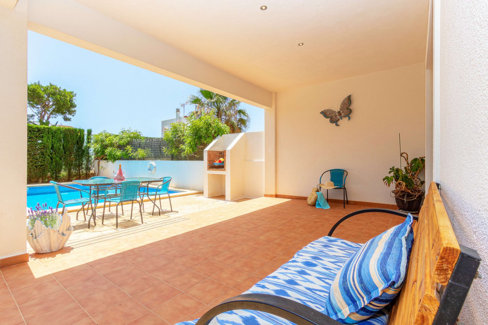 Villa Lagoa in Calf4-Terrace balcony