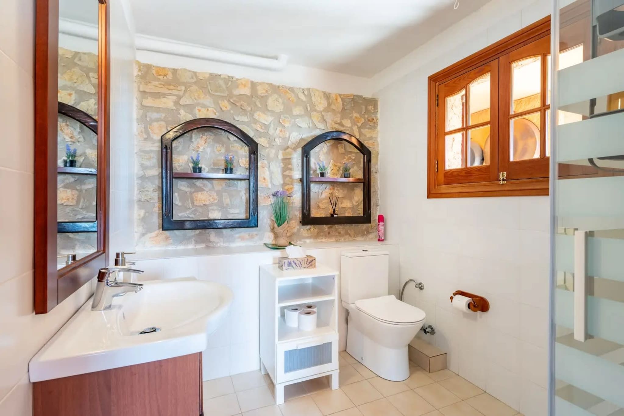 Villa Oscols in Aldf-Badezimmer