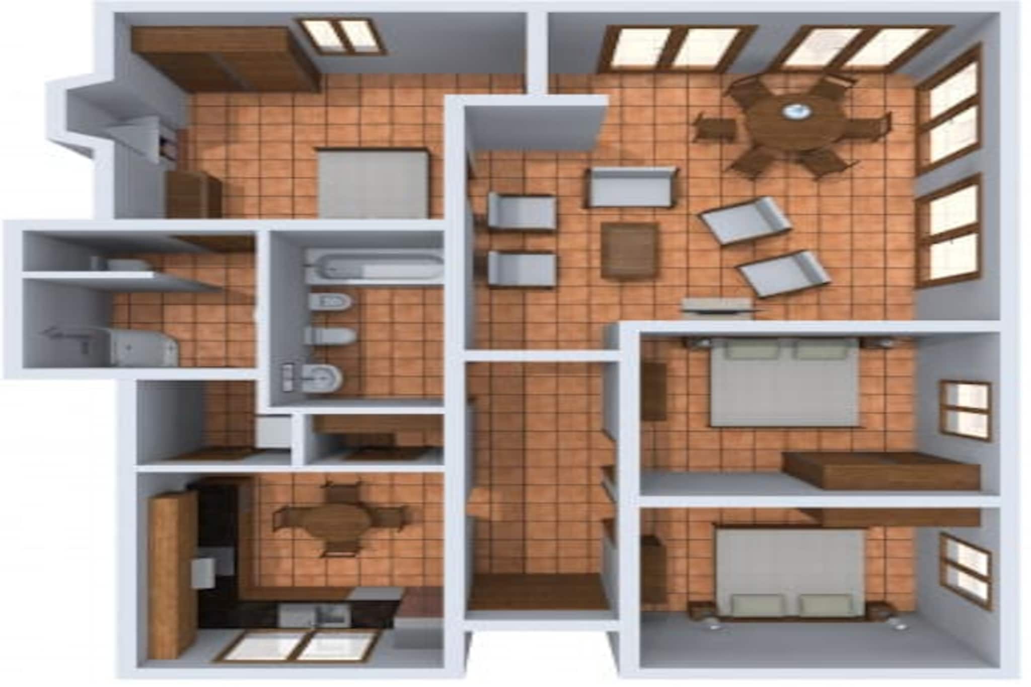 Villa Oscols in Aldf-Grundriss