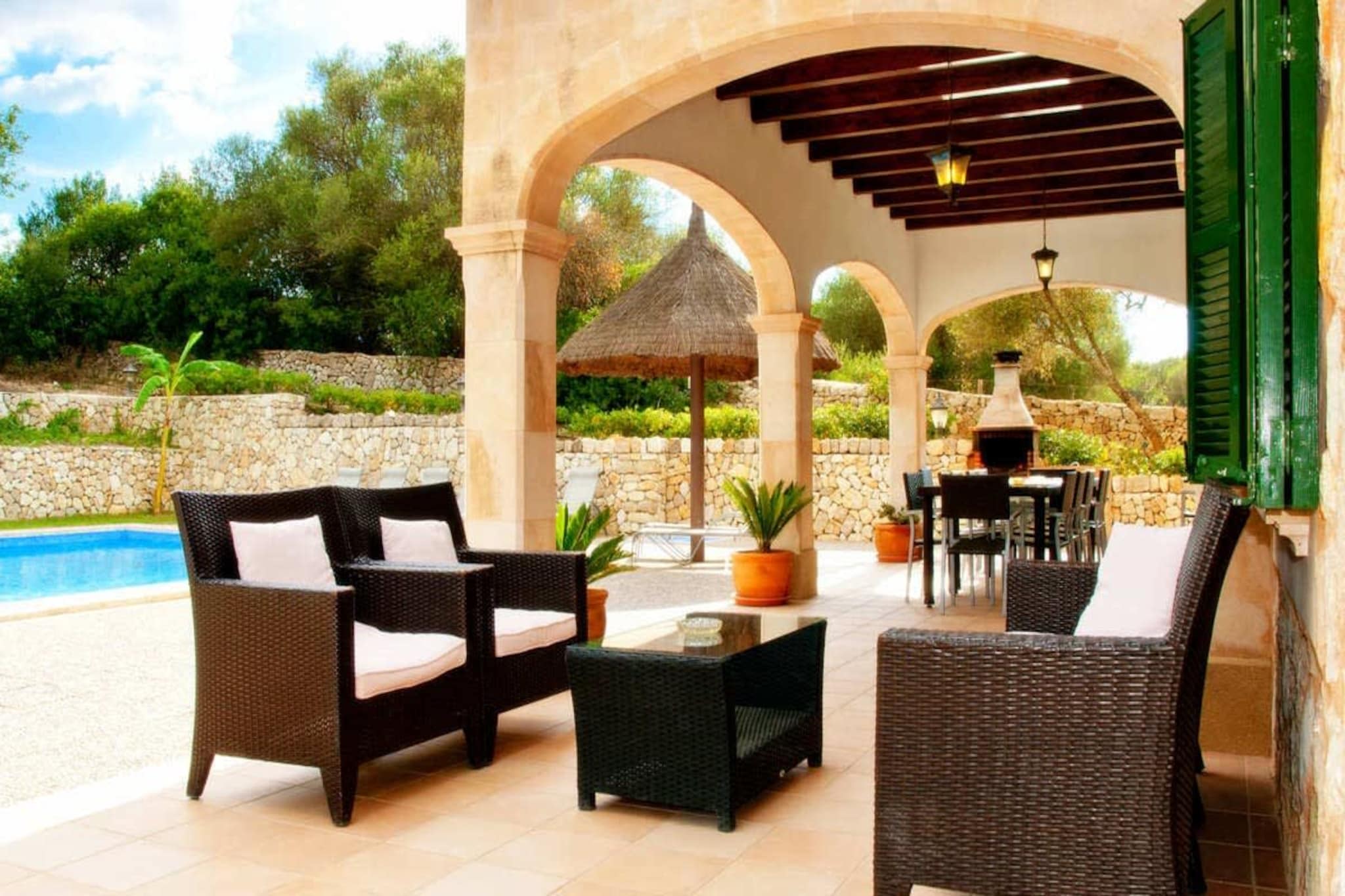 Villa Sa Sinia in Pe-Balcon-terrasse