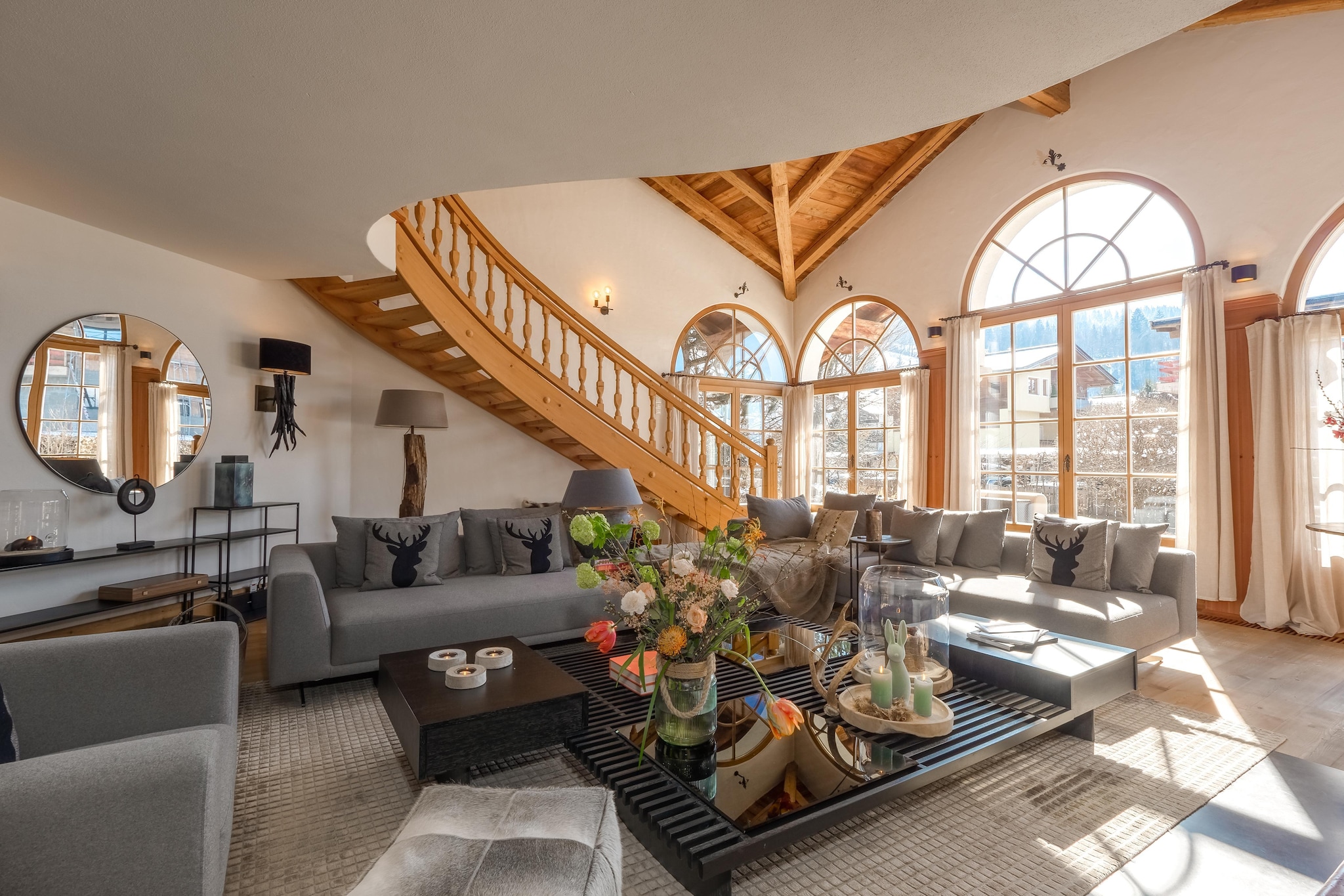 Luxury-Chalet in St Johann in Tirol-Living room