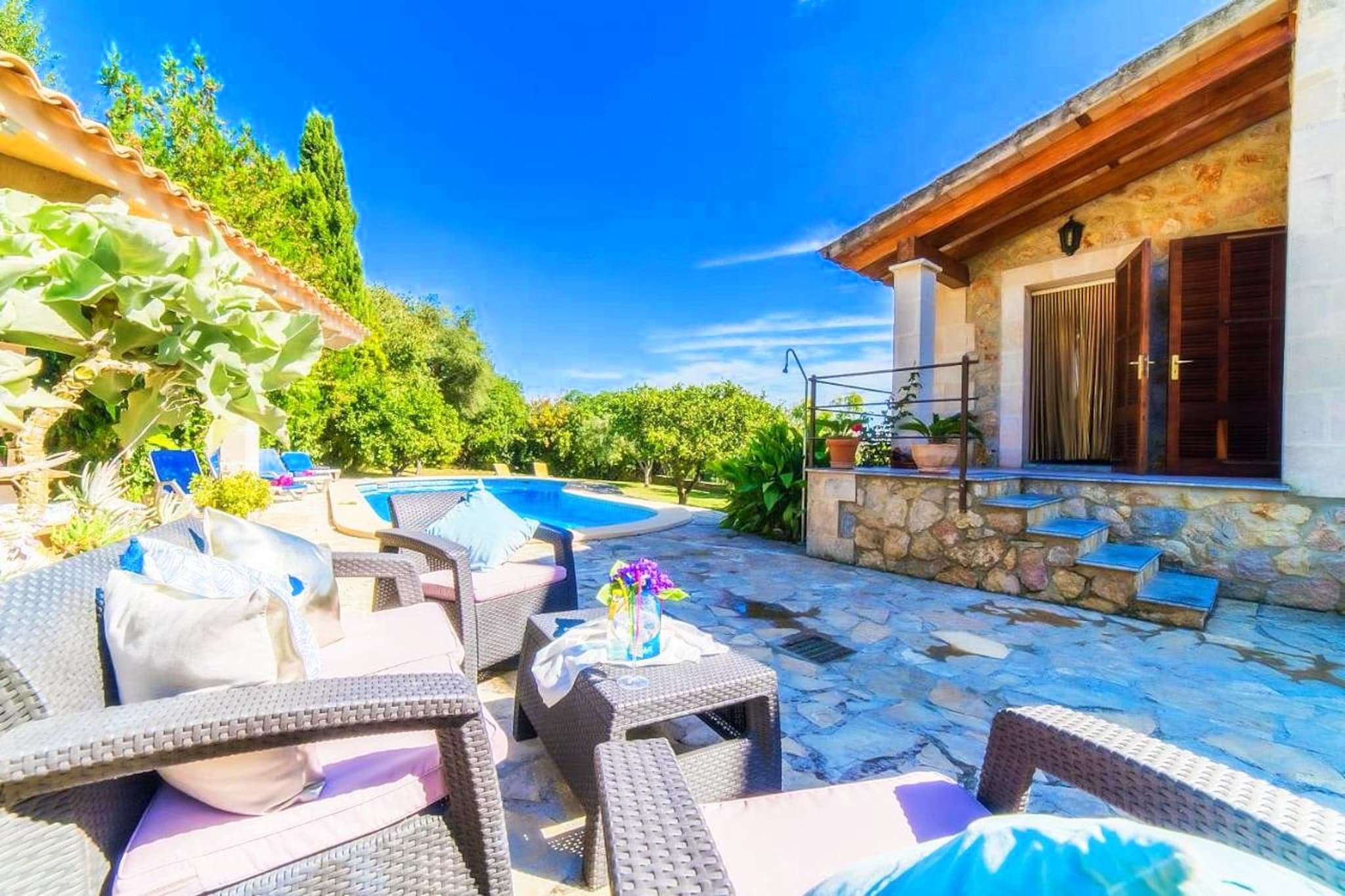 Finca Sa Costa in Bu-Terrassenbalkon