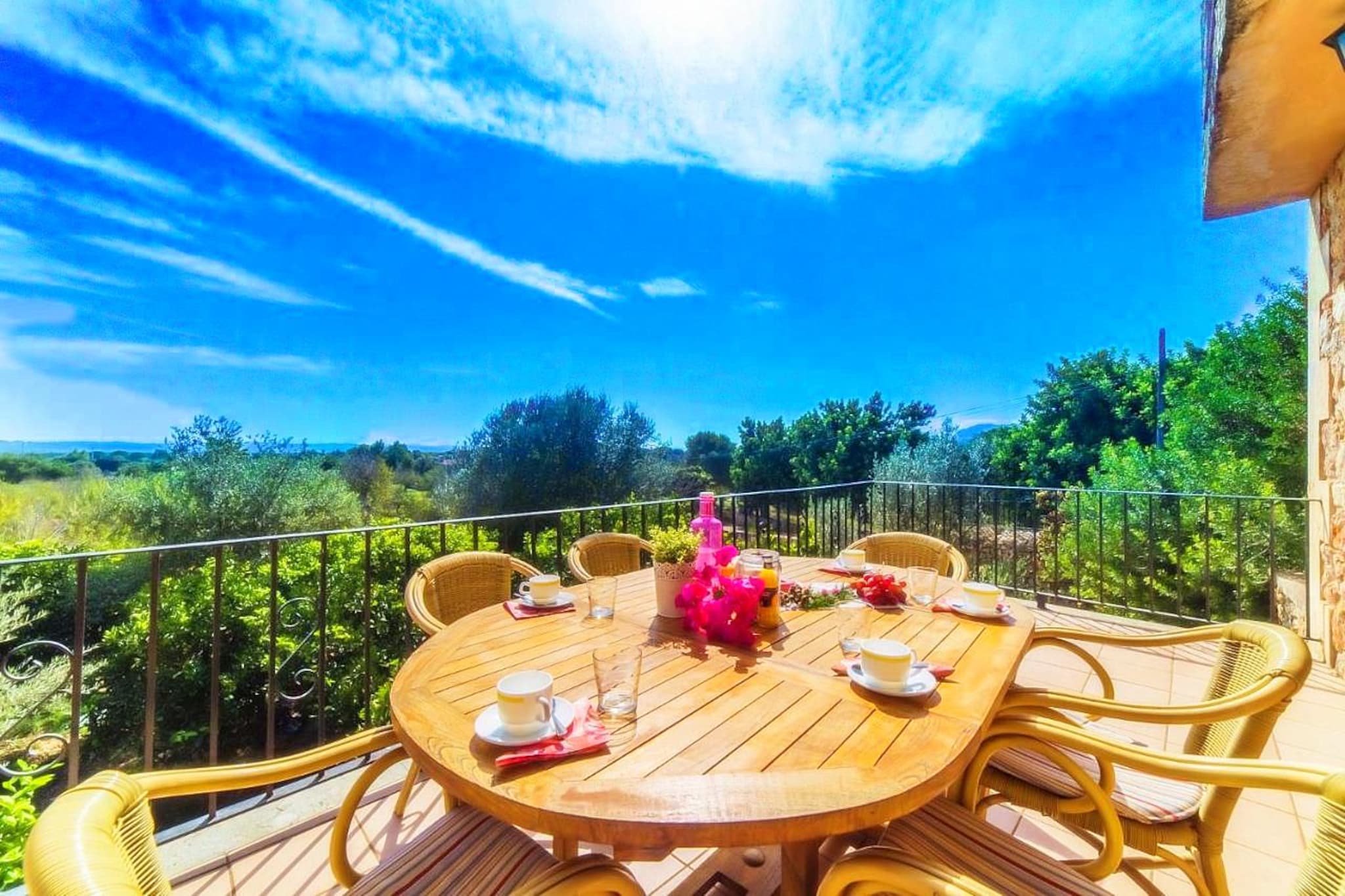 Finca Sa Costa in Bu-Terrassenbalkon