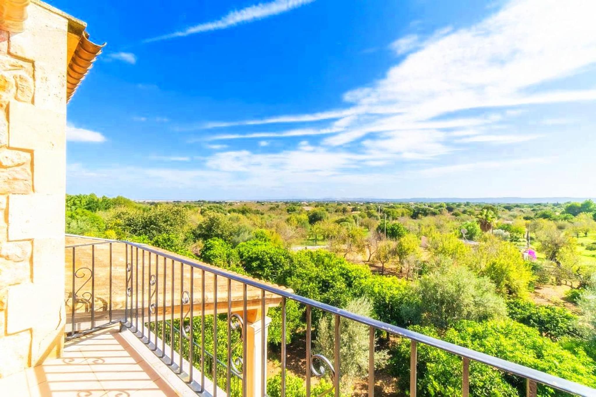 Finca Sa Costa in Bu-Terrassenbalkon