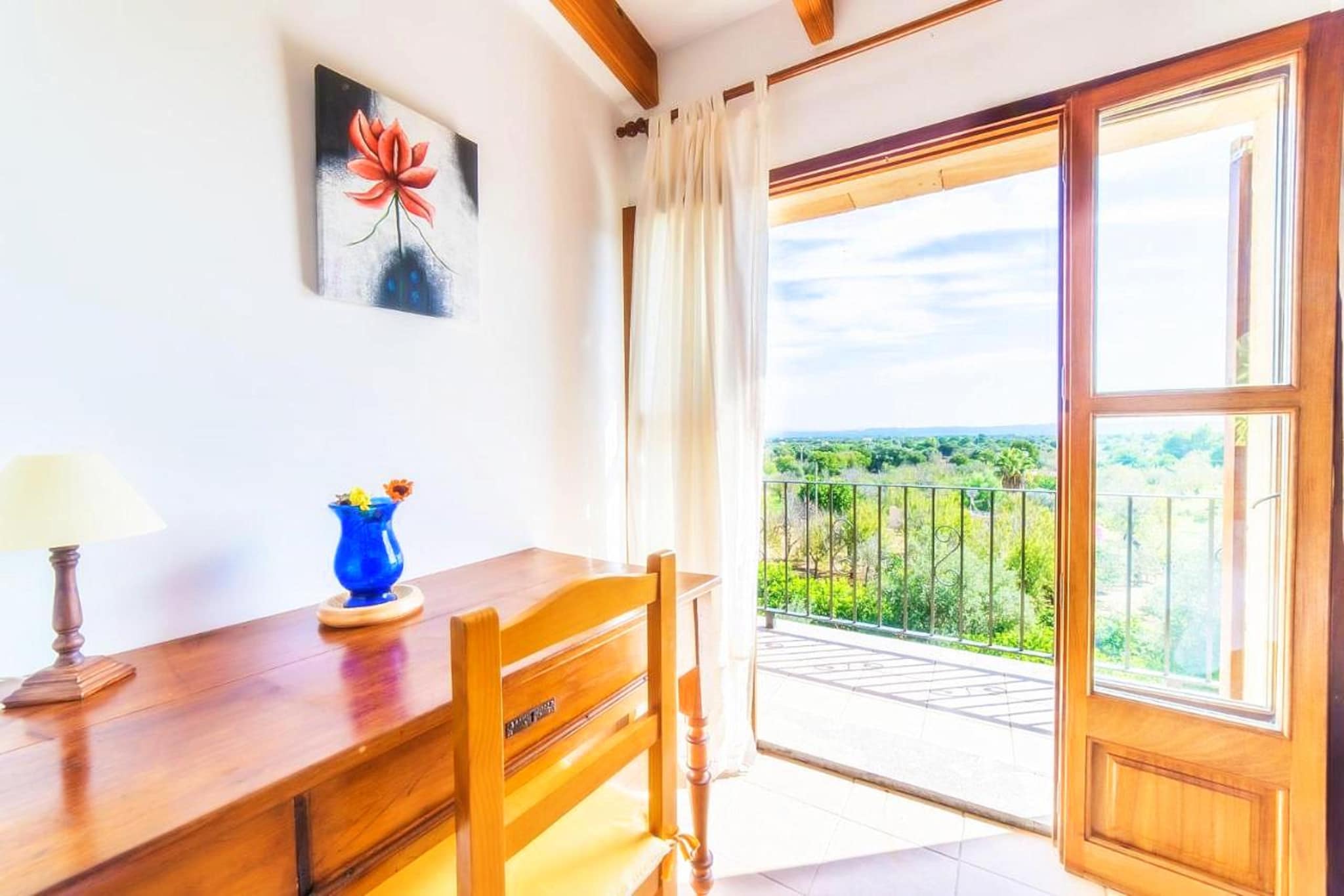 Finca Sa Costa in Bu-Terrassenbalkon