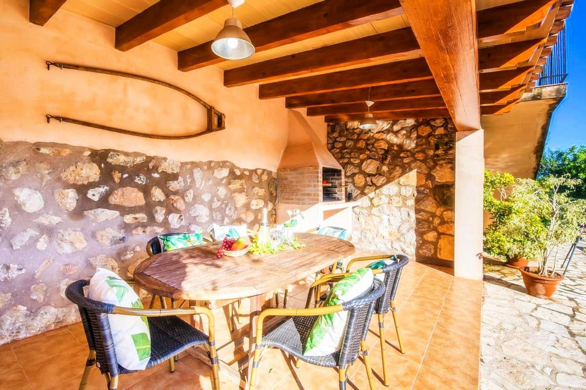Finca Es Puchet in B-Terrace balcony