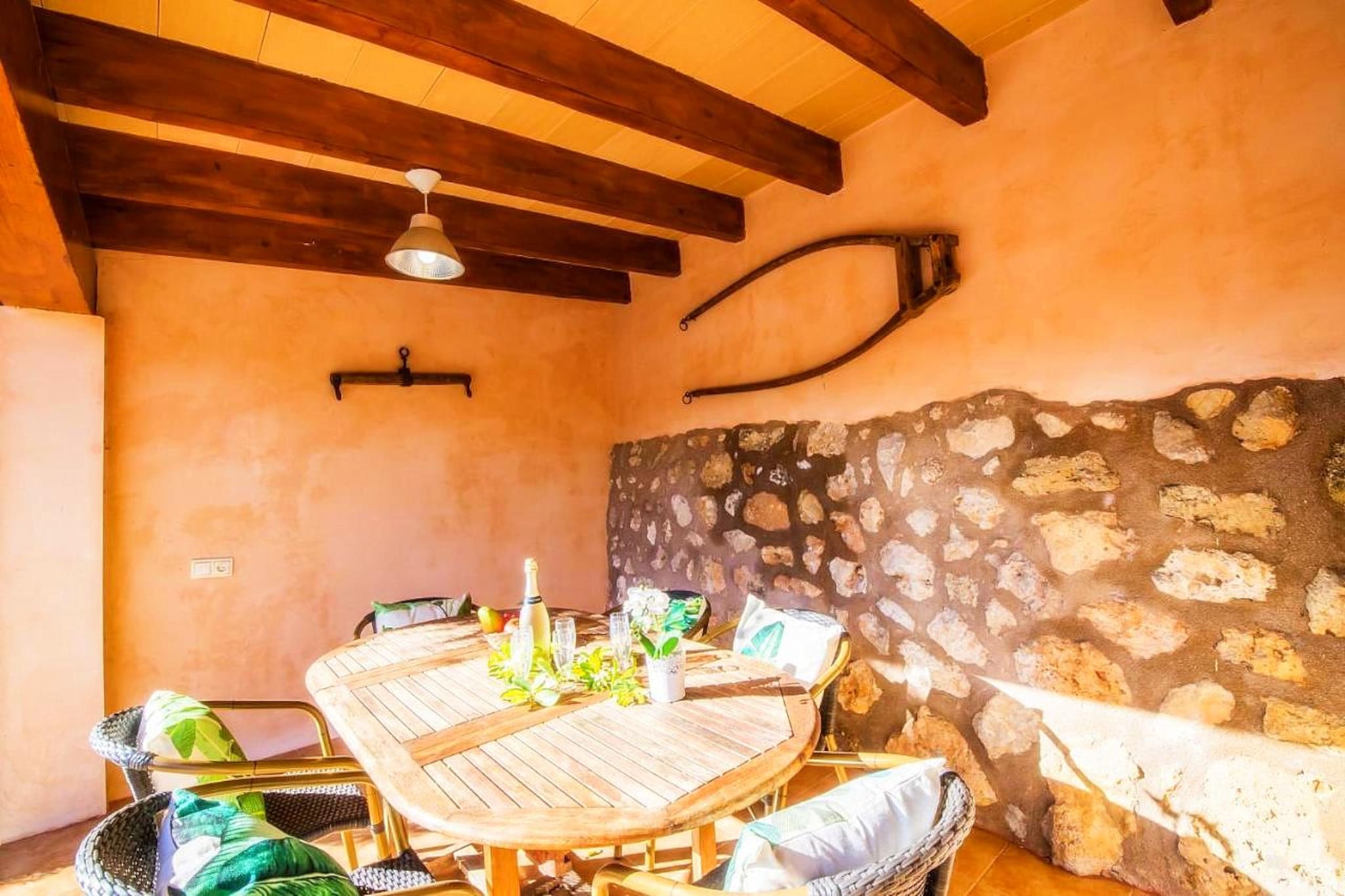 Finca Es Puchet in B-Terrace balcony