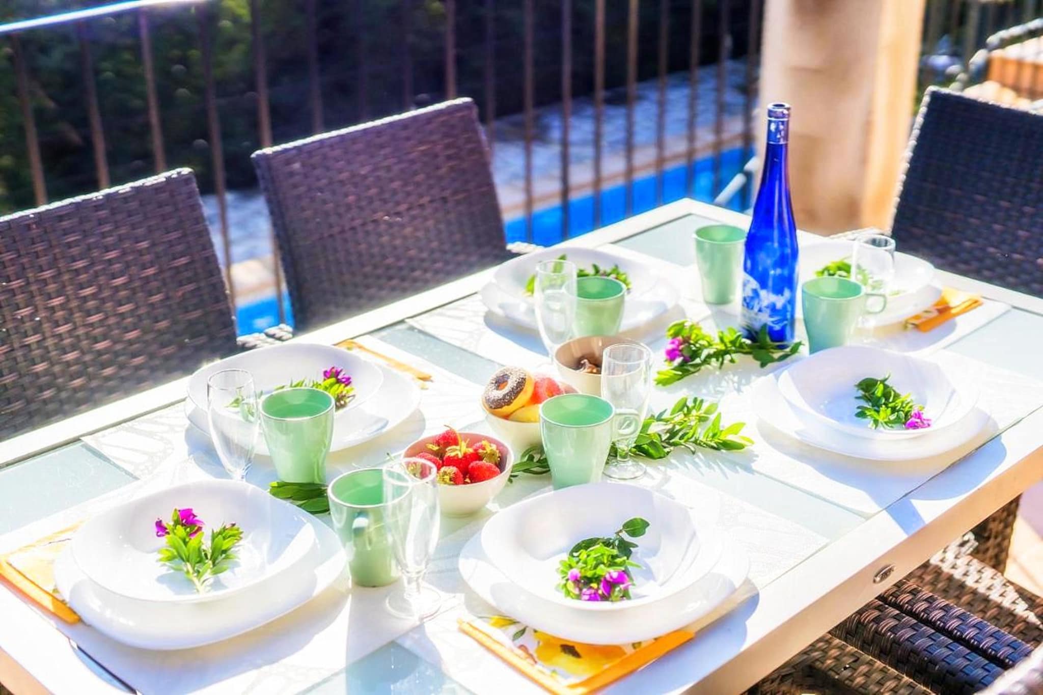 Finca Es Puchet in B-Terrace balcony