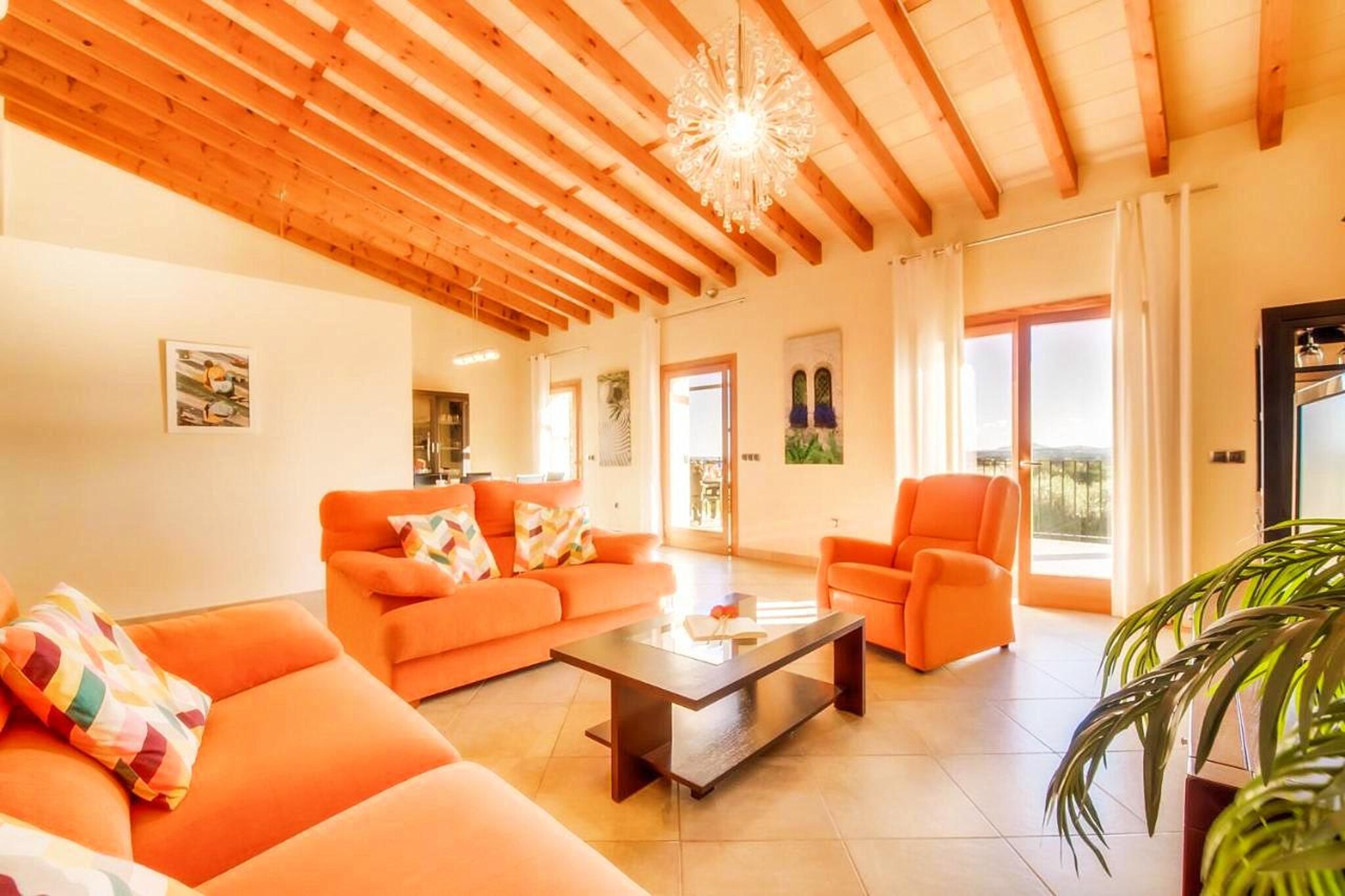 Finca Es Puchet in B-Living room