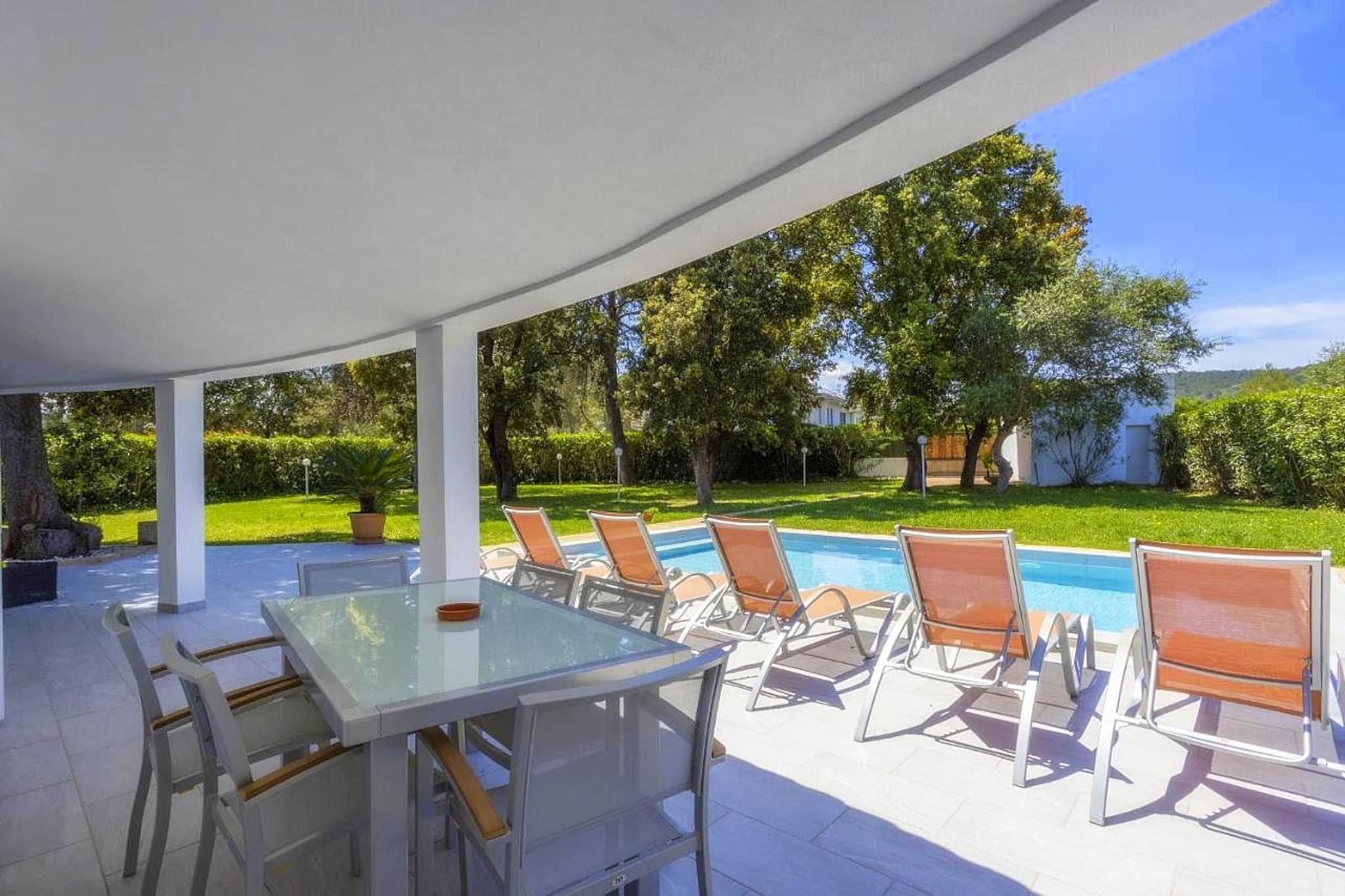 Casa Encinar in Cres-Terrace balcony