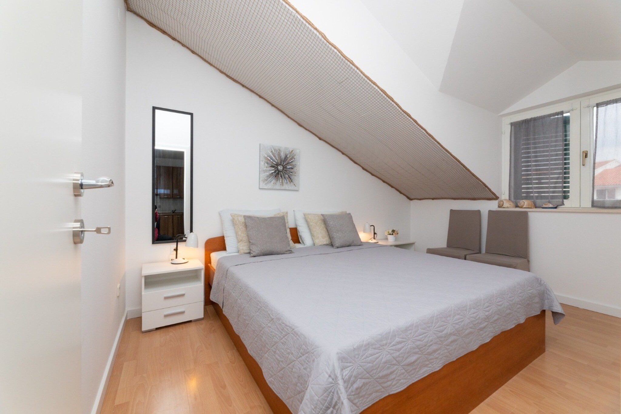 Villa Supetar Garden - Standard Two Bedroom Apartment with Terrace - Slaapkamer