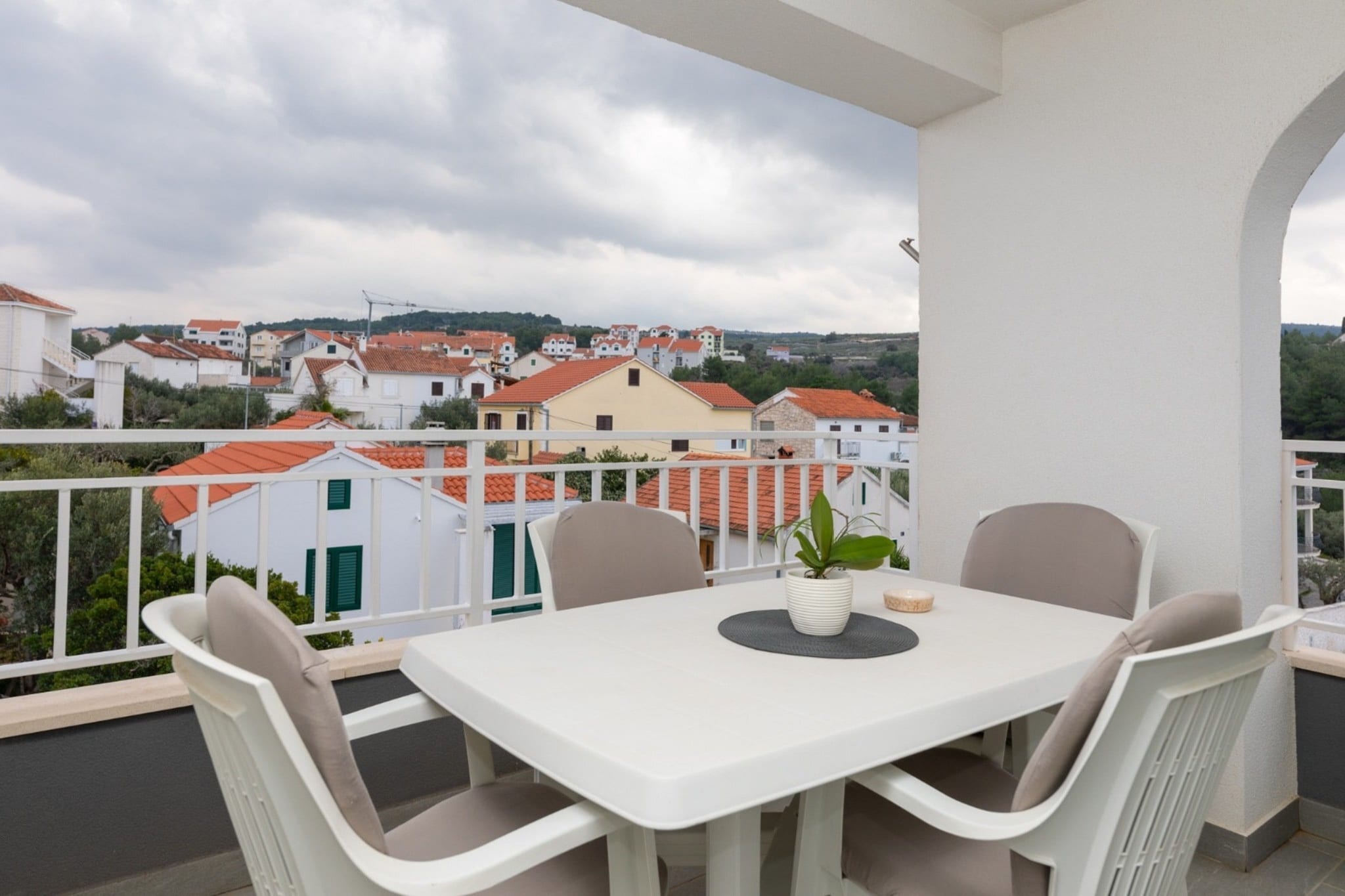 Villa Supetar Garden - Standard Two Bedroom Apartment with Terrace - Terras