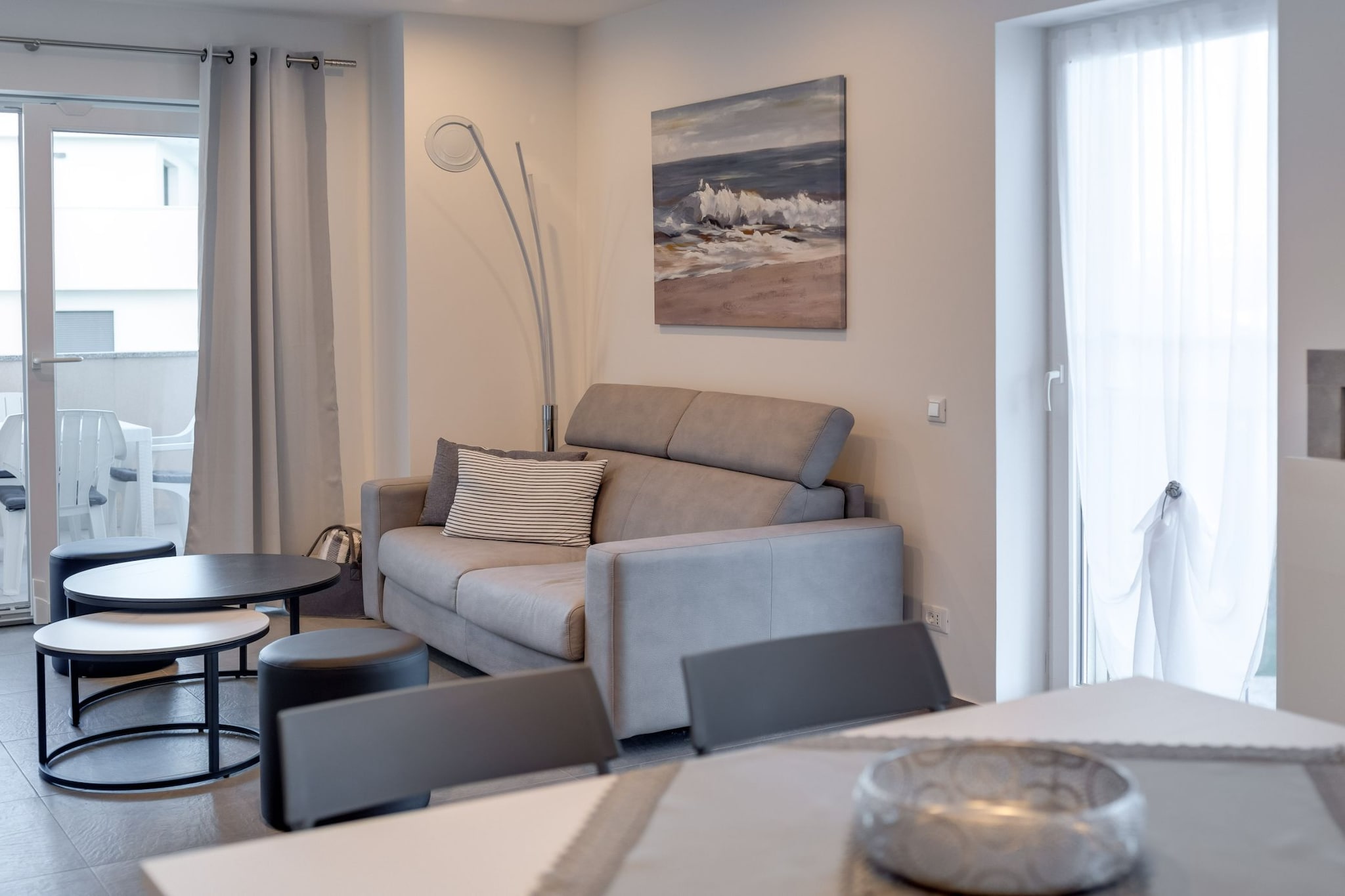 Apartment Baricevic - Two Bedroom Apartment with Balcony-Salon
