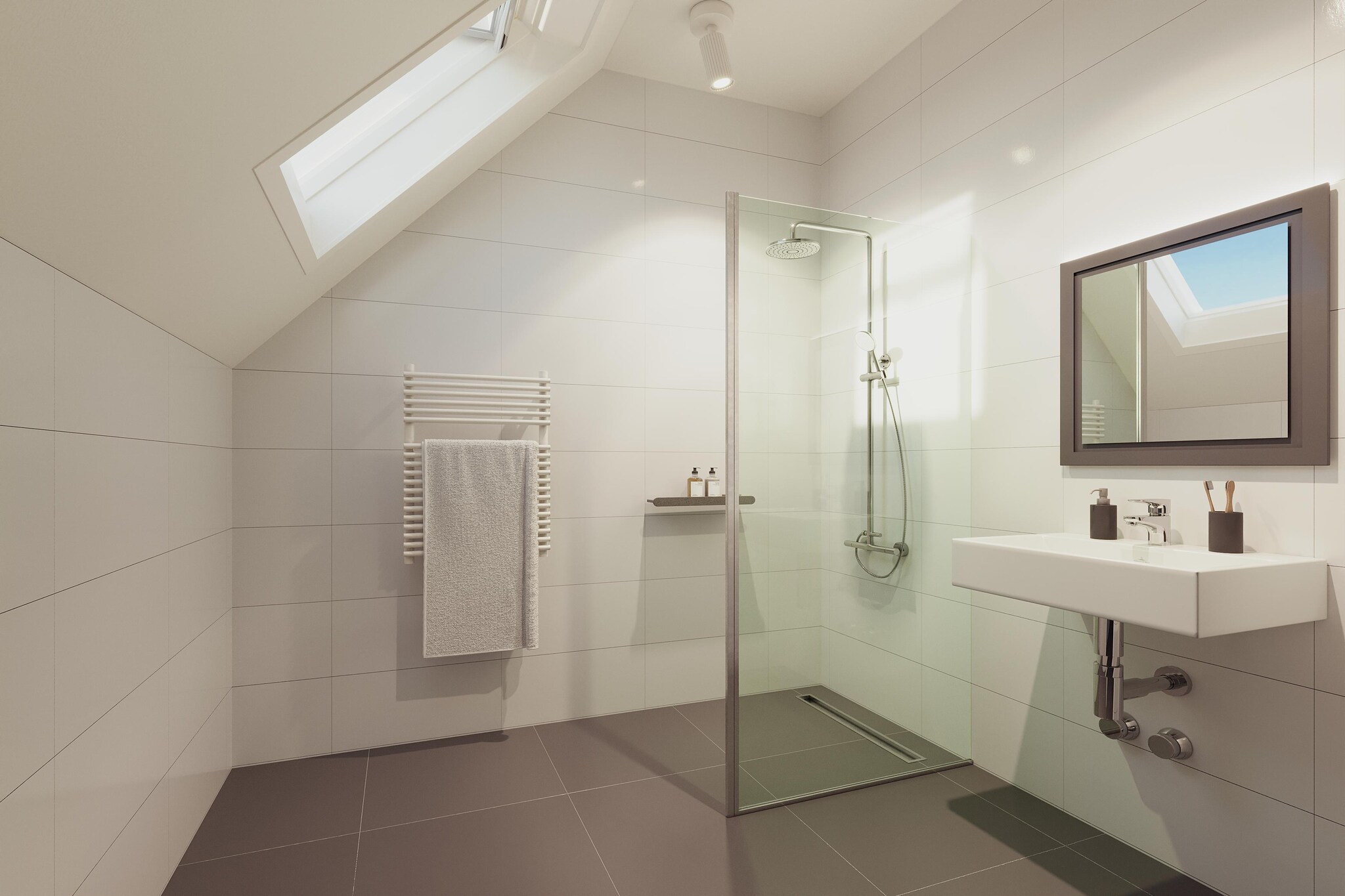 Barnsteen Wellness-Badkamer