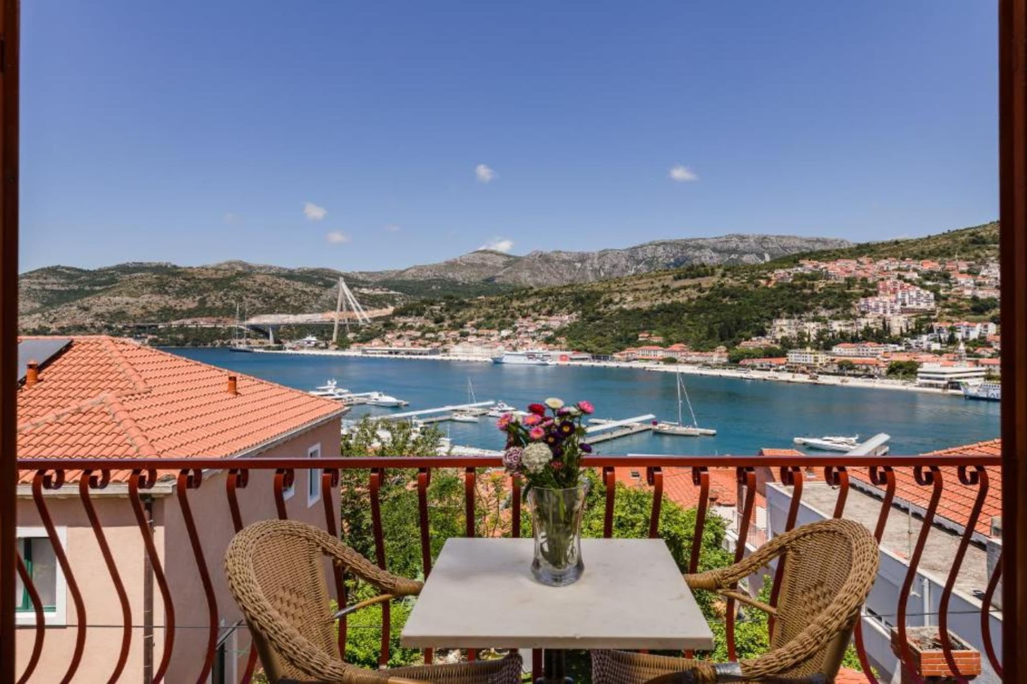Villa Valjalo - Classic Studio Apartment with Sea View and Balcony A4-Terrasbalkon