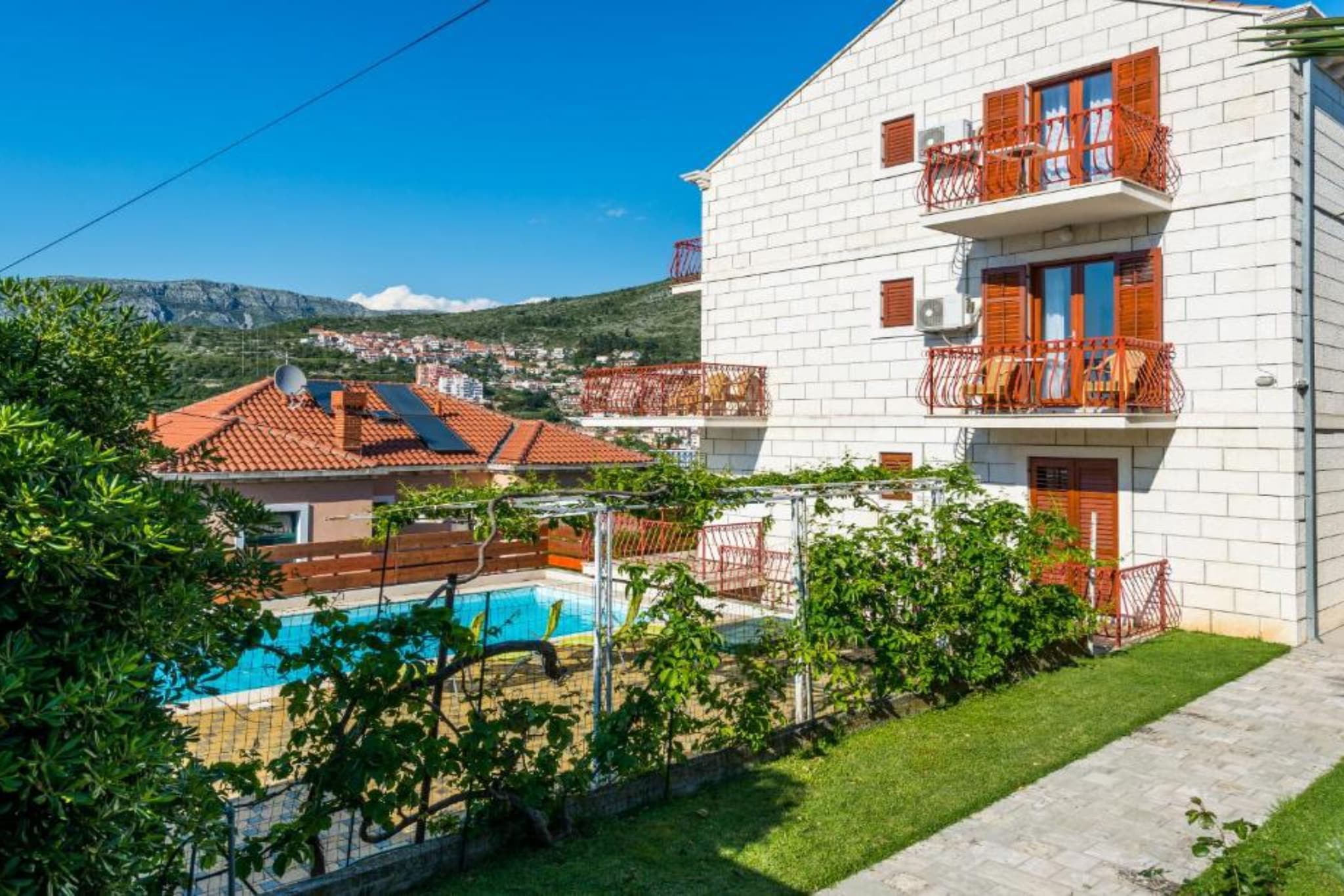 Villa Valjalo - Superior Studio Apartment with Sea View and Balcony A 8-Buitenlucht
