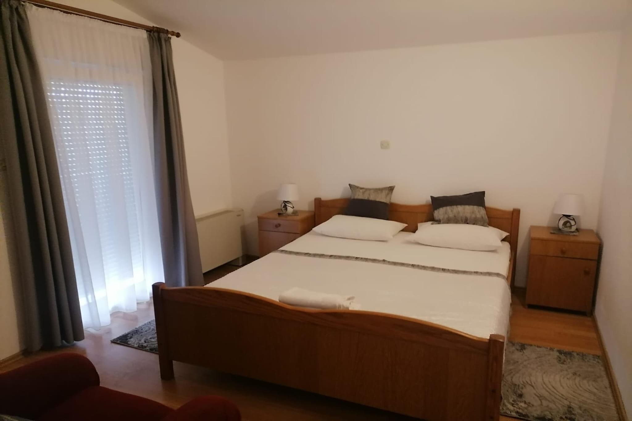 Apartments Libertas - Two Bedroom Apartment with with Terrace and Sea View (12)-Bedroom