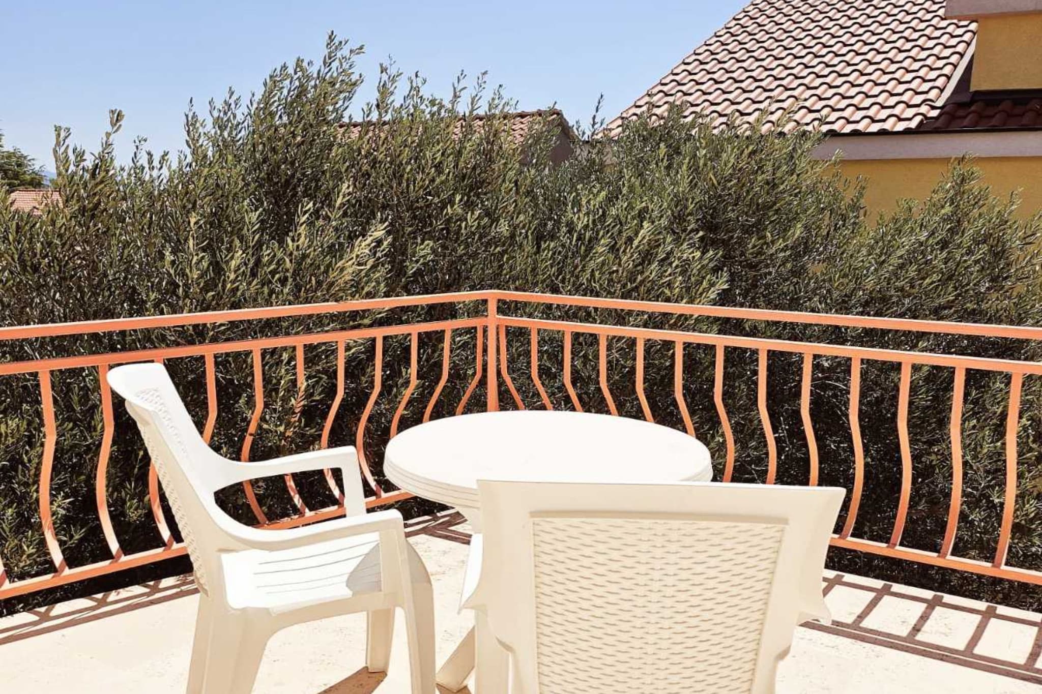 Apartments Željka - Studio Apartment with Terrace (3)-Terrasse