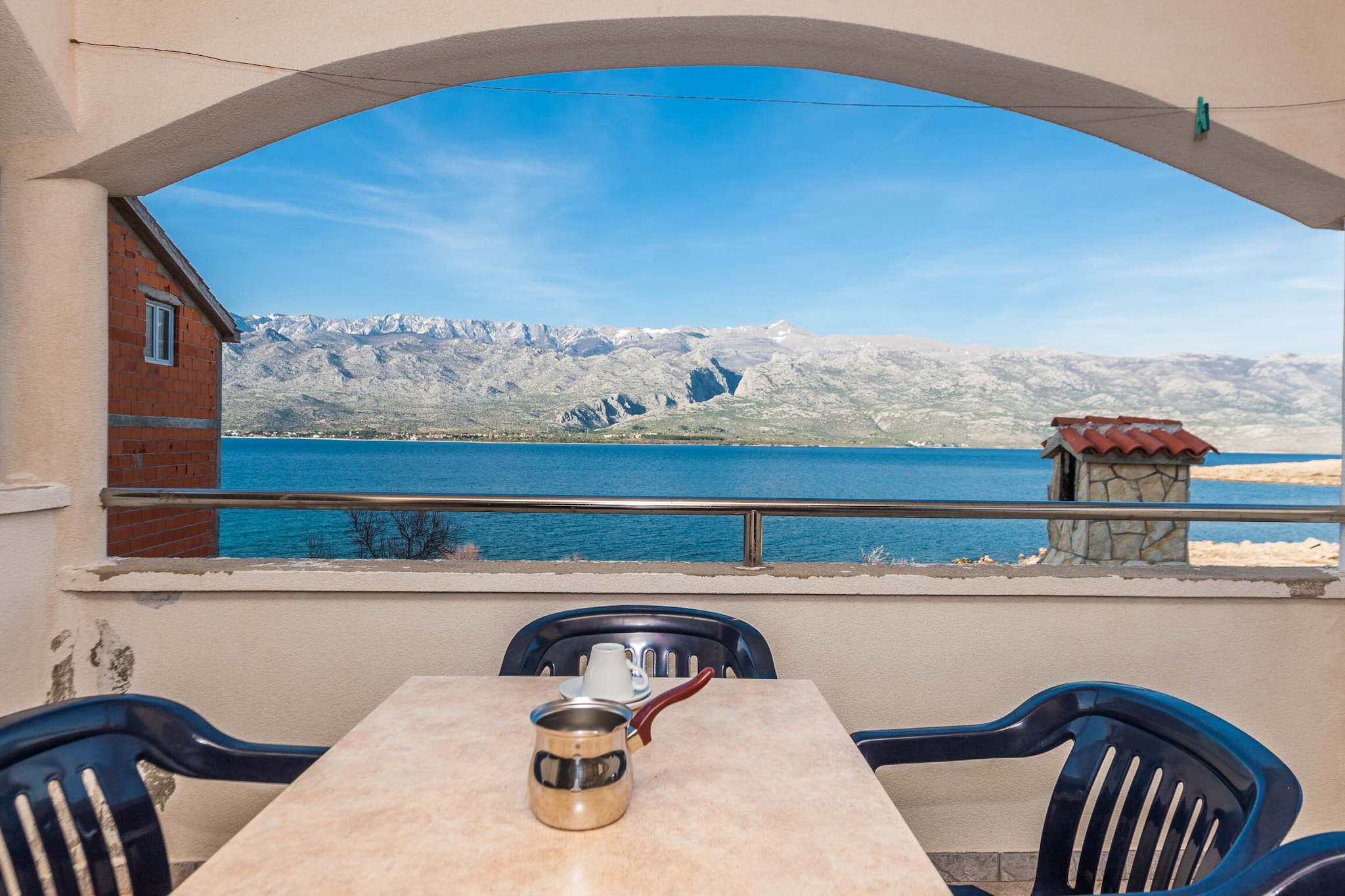 Cozy Apartments in Zadar with Sea and Mountain Views - One Bedroom Apartment with Balcony (owner 1)-Terrassenbalkon
