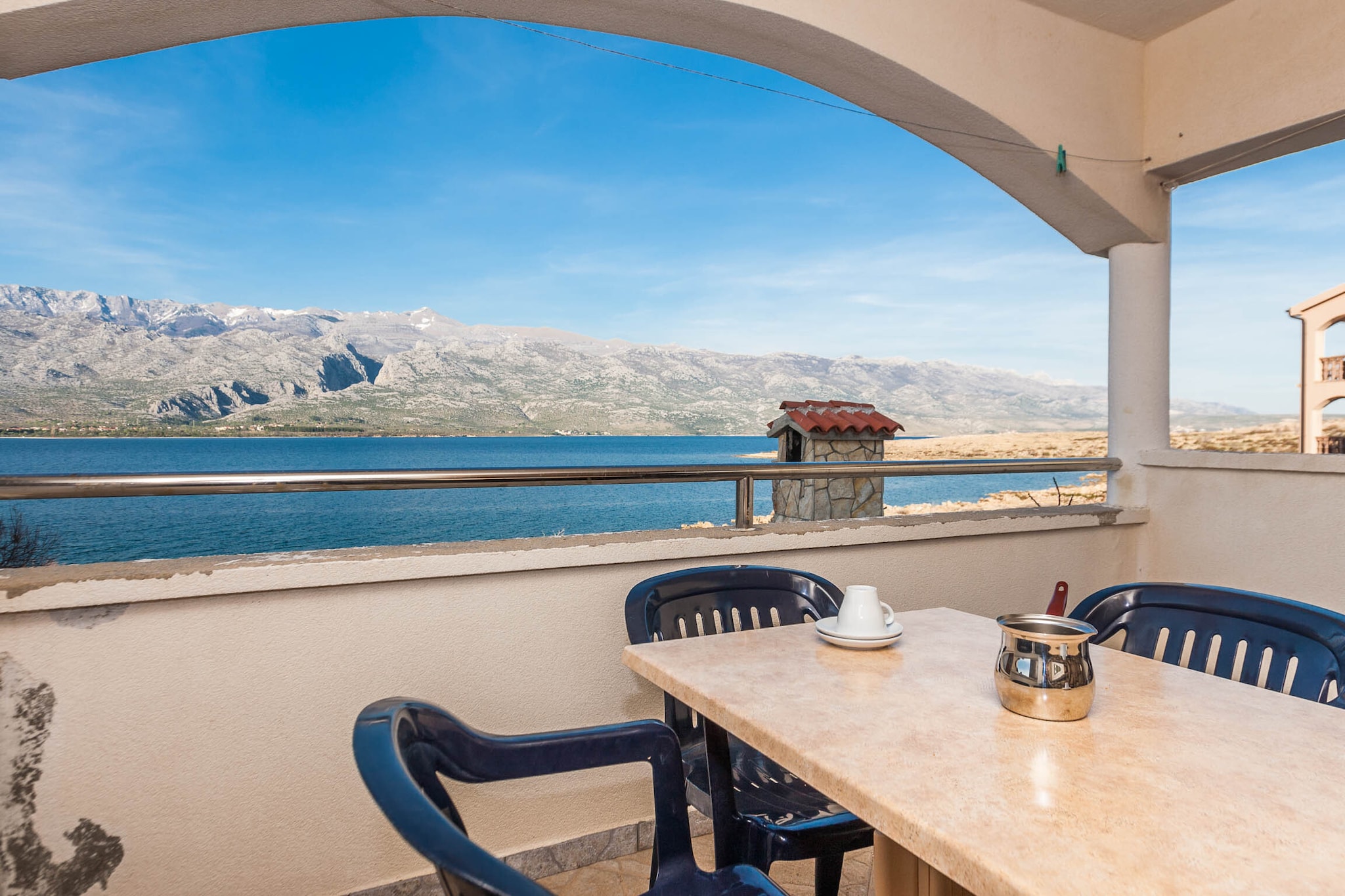 Cozy Apartments in Zadar with Sea and Mountain Views - One Bedroom Apartment with Balcony (owner 1)-Terrassenbalkon