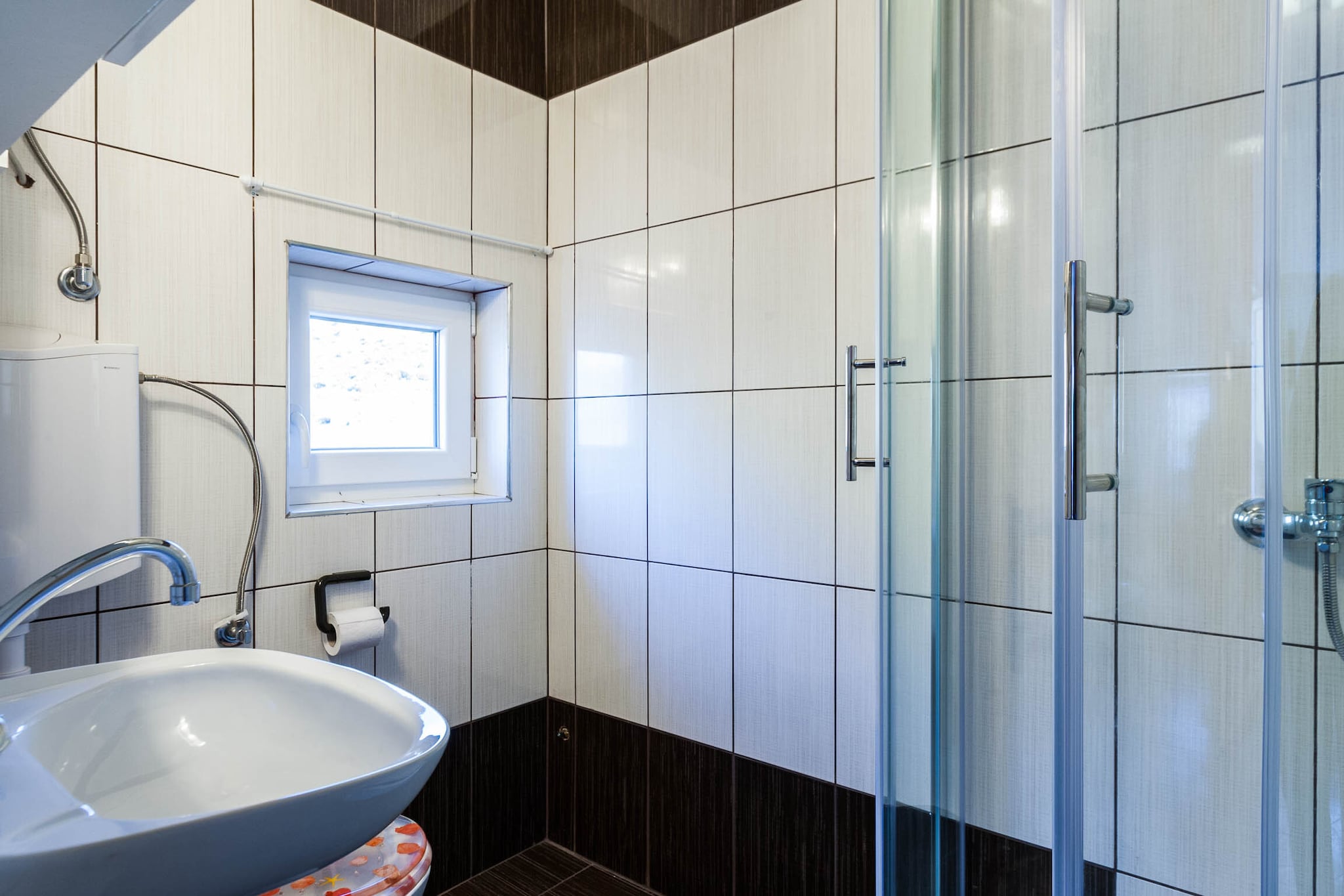 Cozy Apartments in Zadar with Sea and Mountain Views - Studio Apartment (owner 2)-Badezimmer