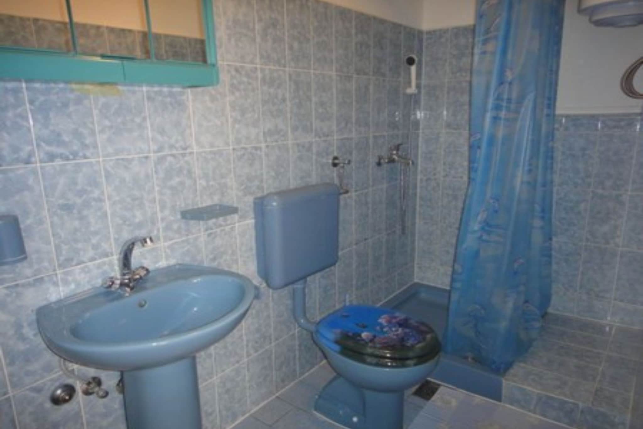 Seafront Apartments Pretner - Studio Apartment with Balcony and Sea View-Badezimmer