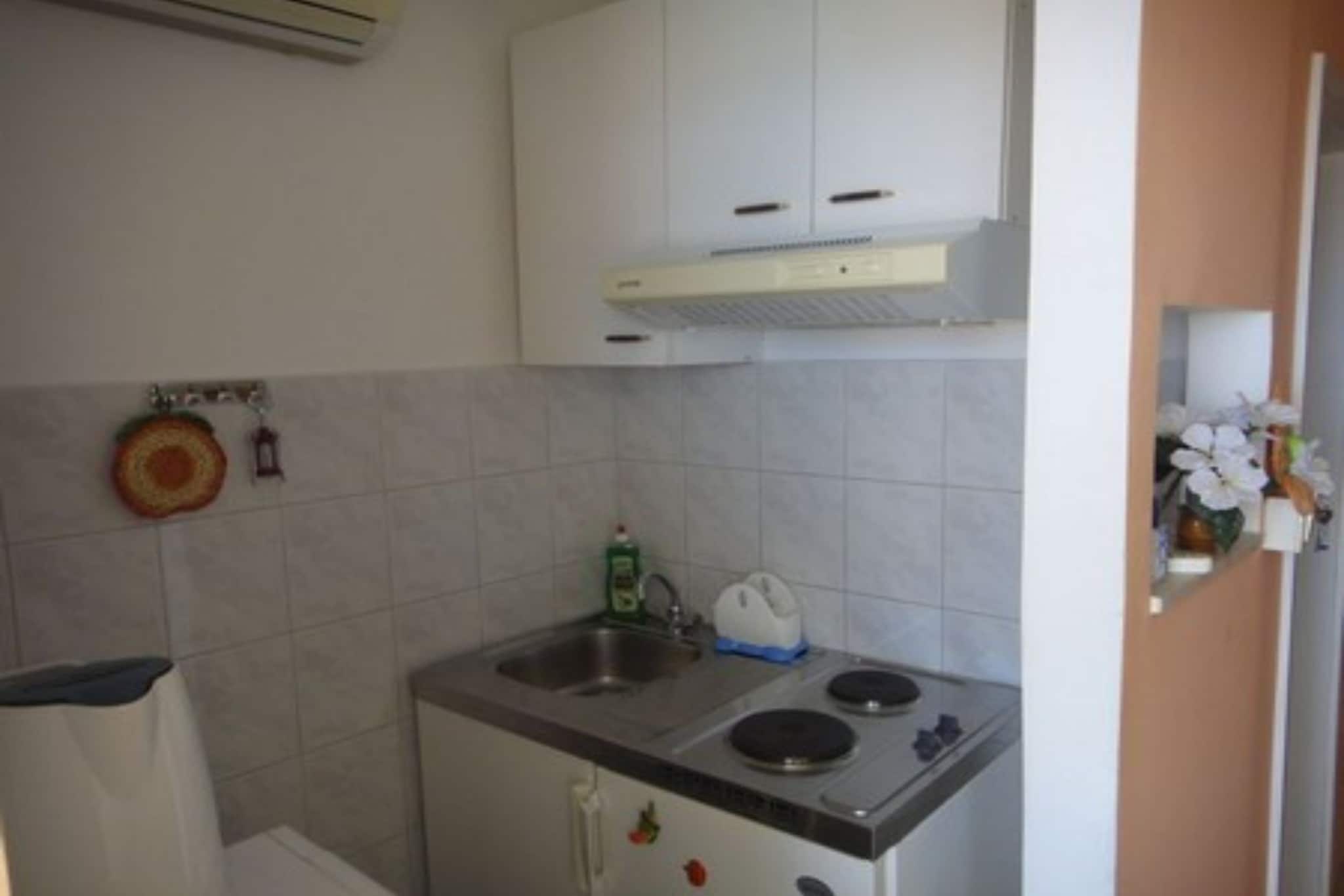 Seafront Apartments Pretner - Comfort Studio Apartment with Balcony and Sea View