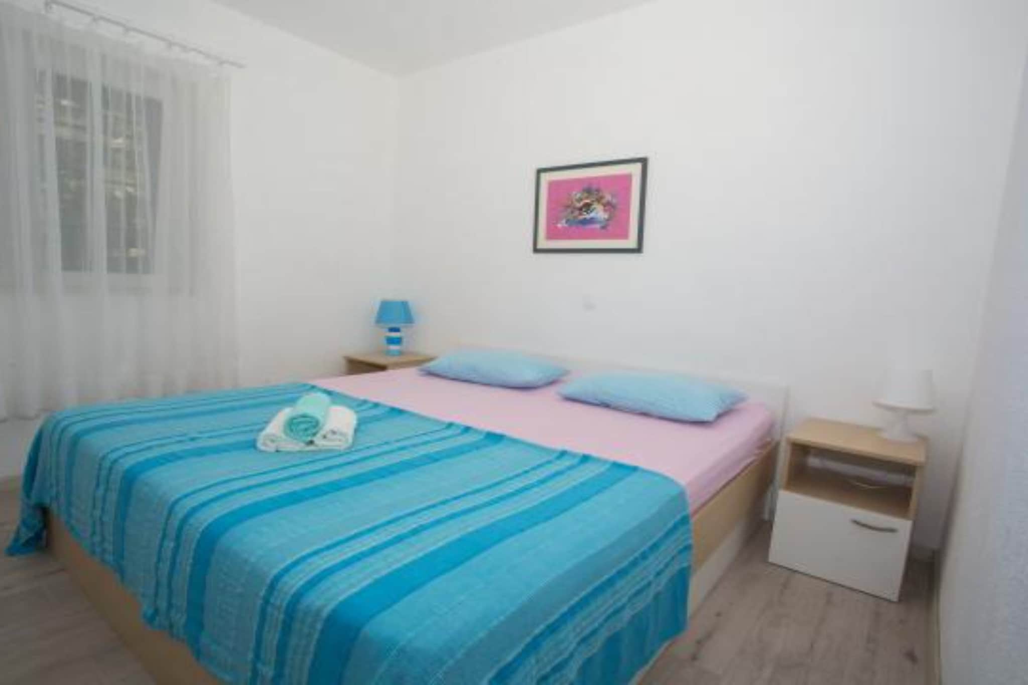 Sea View Apartments Lendic Podgora - Two Bedroom Apartment with  Terrace and Sea View-Bedroom