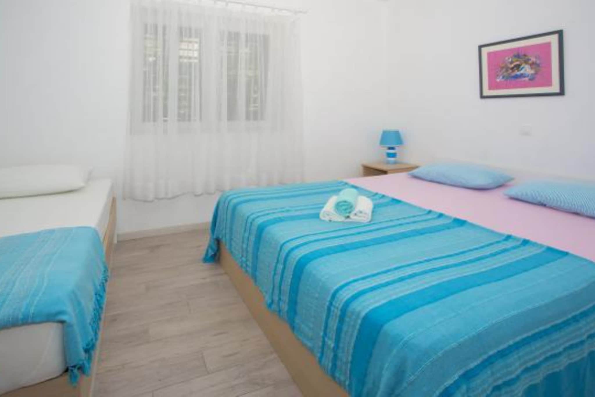Sea View Apartments Lendic Podgora - Two Bedroom Apartment with  Terrace and Sea View-Bedroom