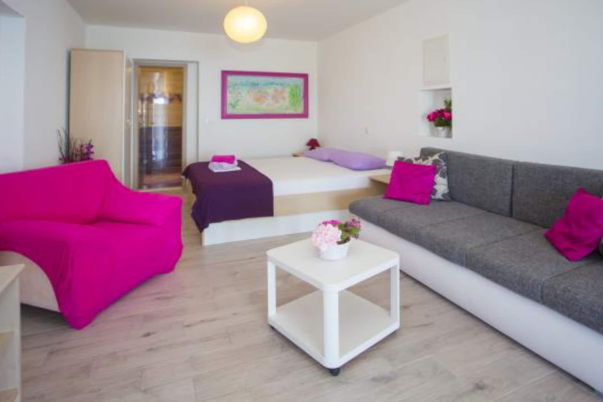 Sea View Apartments Lendic Podgora - Superior Studio Apartment with Terrace and Sea View