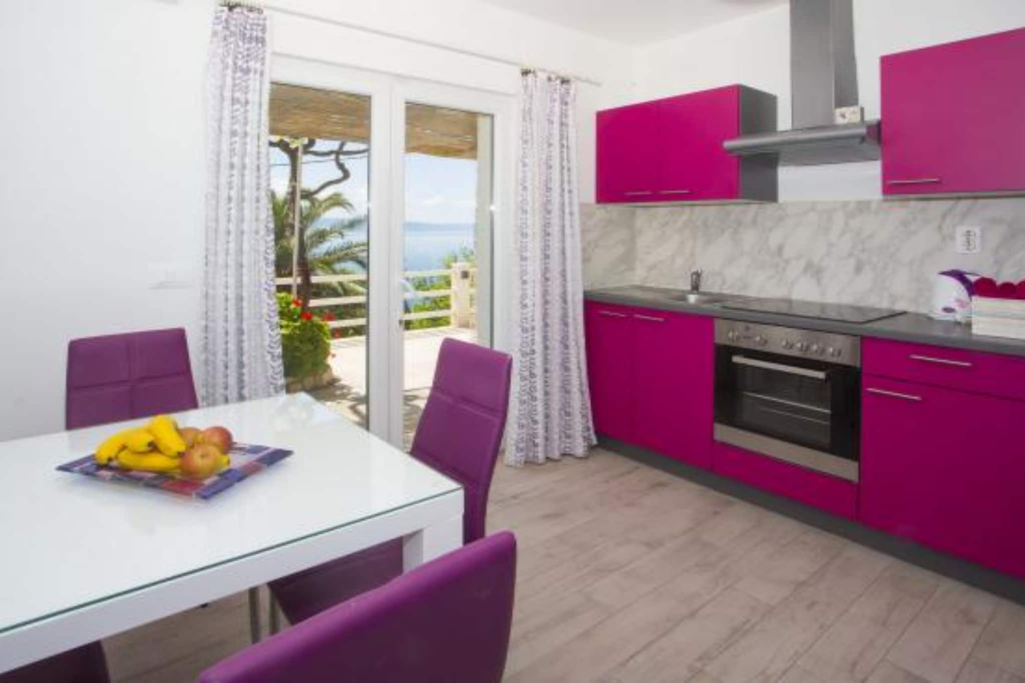 Sea View Apartments Lendic Podgora - Superior Studio Apartment with Terrace and Sea View-Kitchen