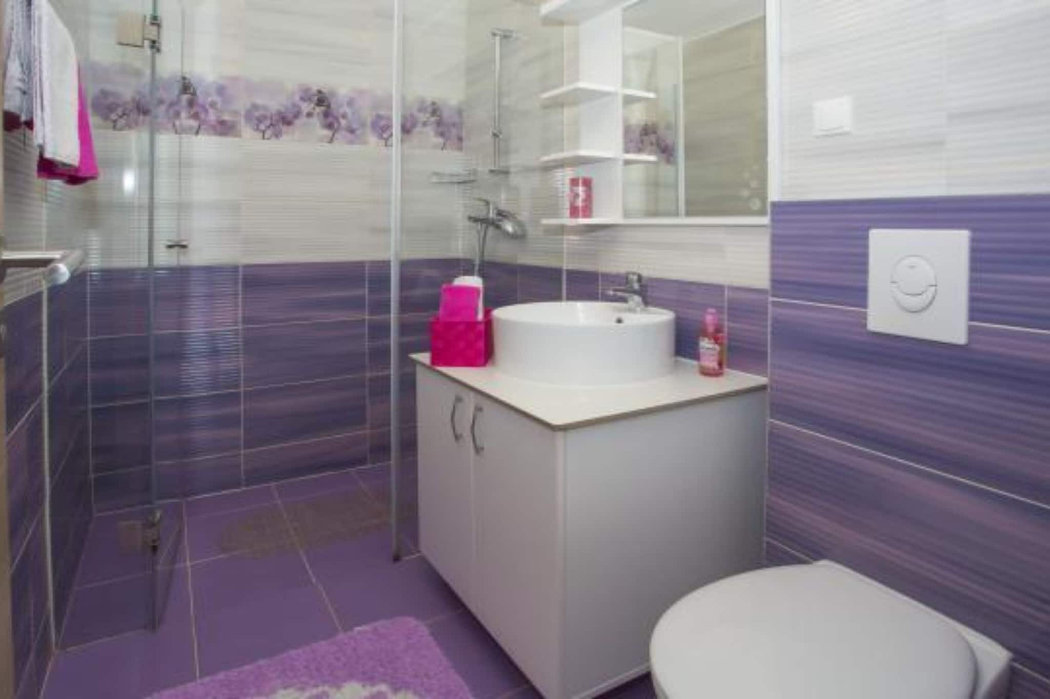 Sea View Apartments Lendic Podgora - Superior Studio Apartment with Terrace and Sea View-Bathroom