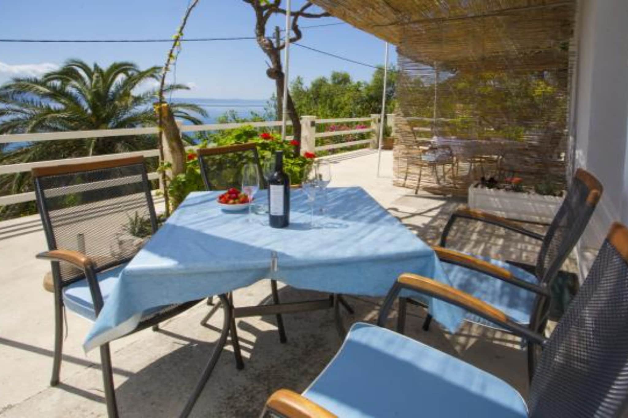 Sea View Apartments Lendic Podgora - Superior Studio Apartment with Terrace and Sea View-Terrace