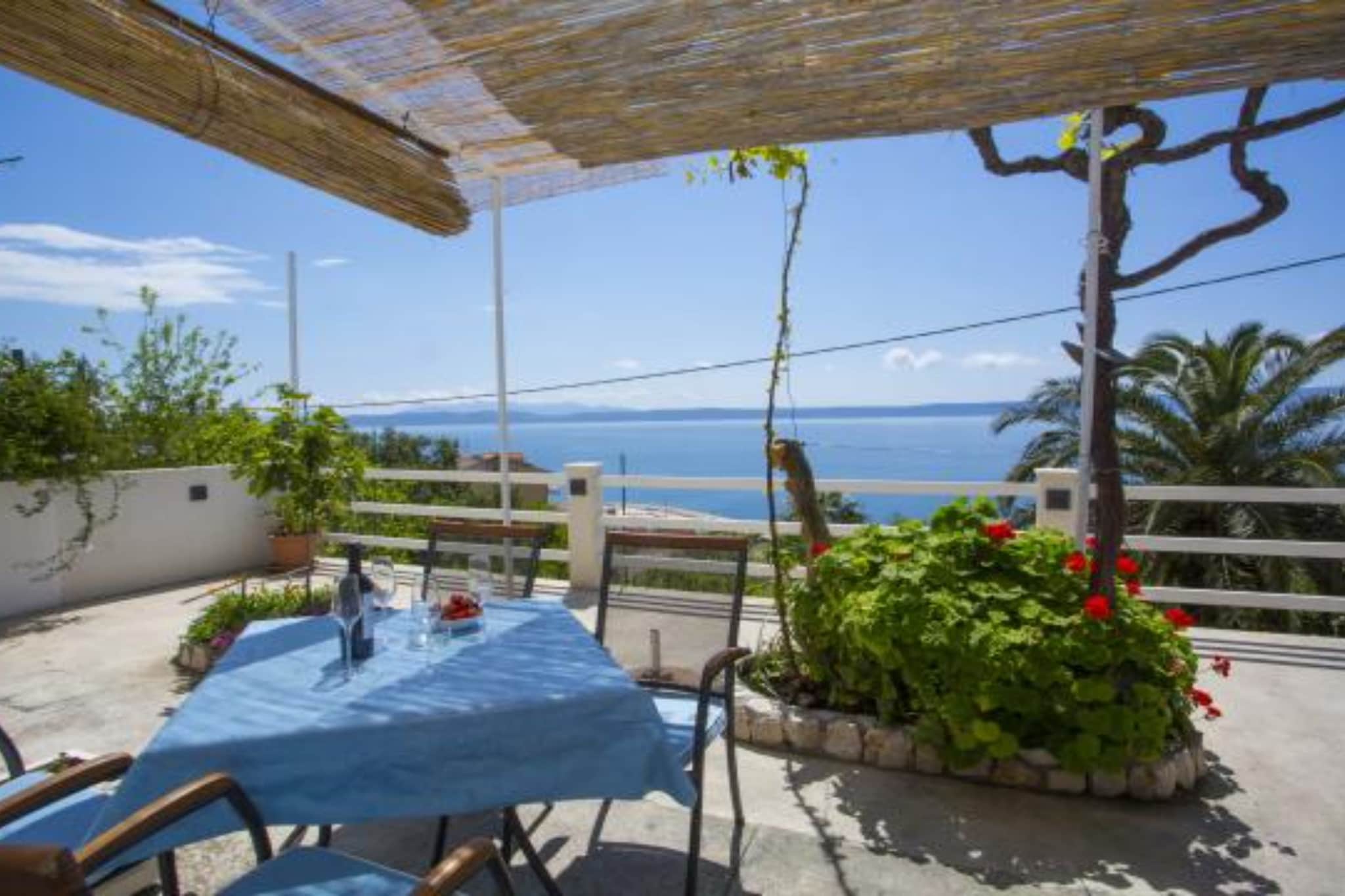 Sea View Apartments Lendic Podgora - Superior Studio Apartment with Terrace and Sea View-Terrace