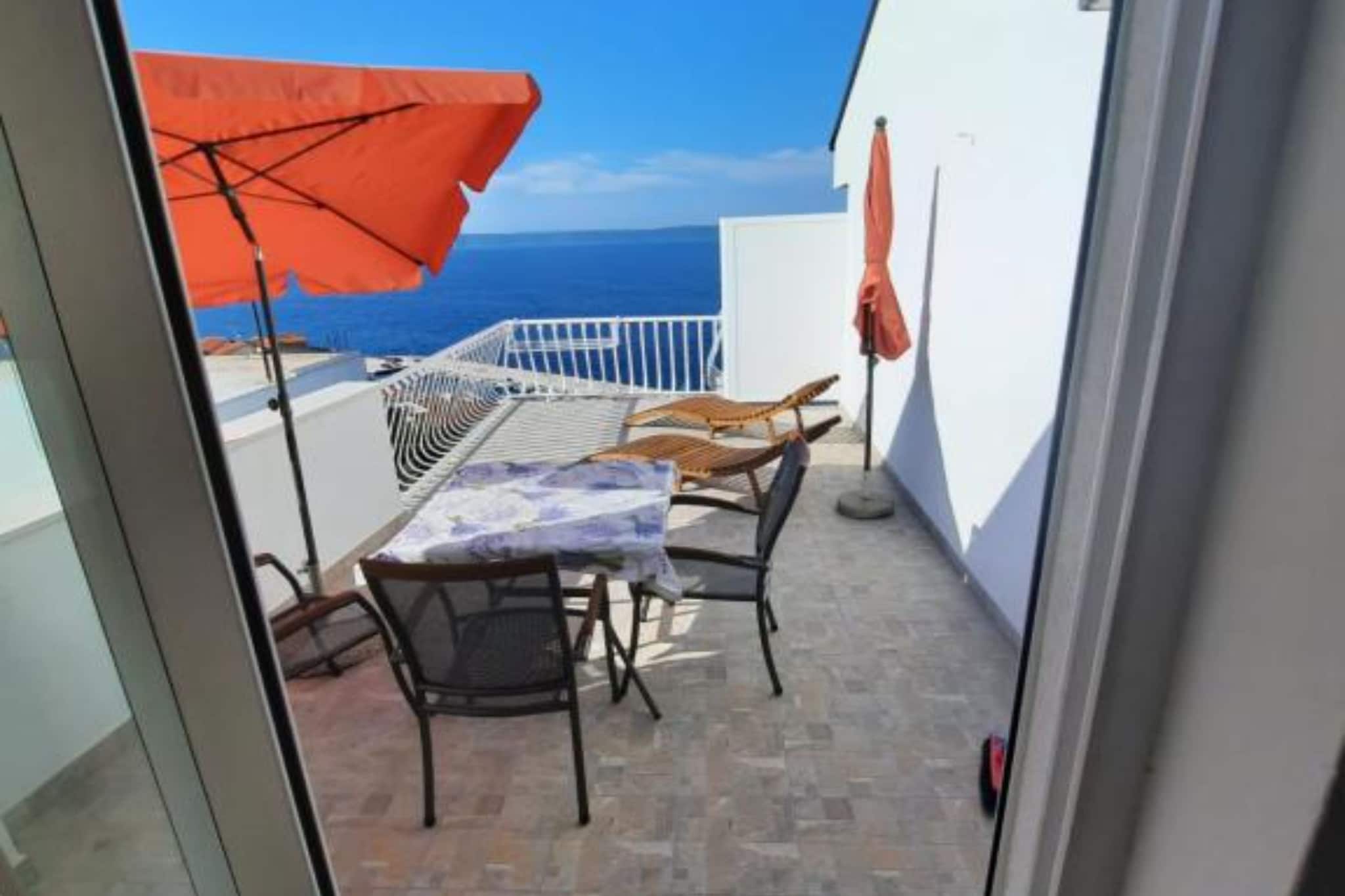 Sea View Apartments Lendic Podgora - Classic Studio Apartment with Terrace and Sea View-View