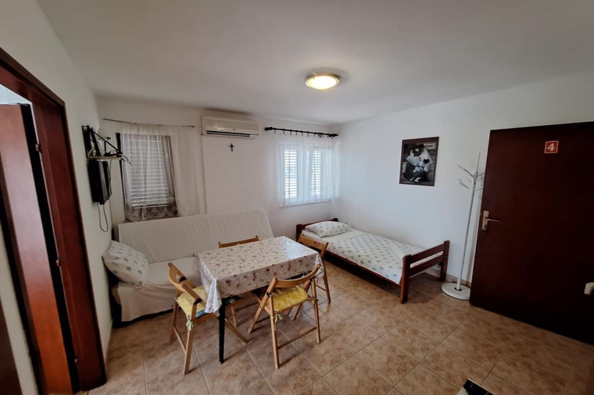 Apartments Villa Šesto - One Bedroom Apartment with Terrace(1)-Living room
