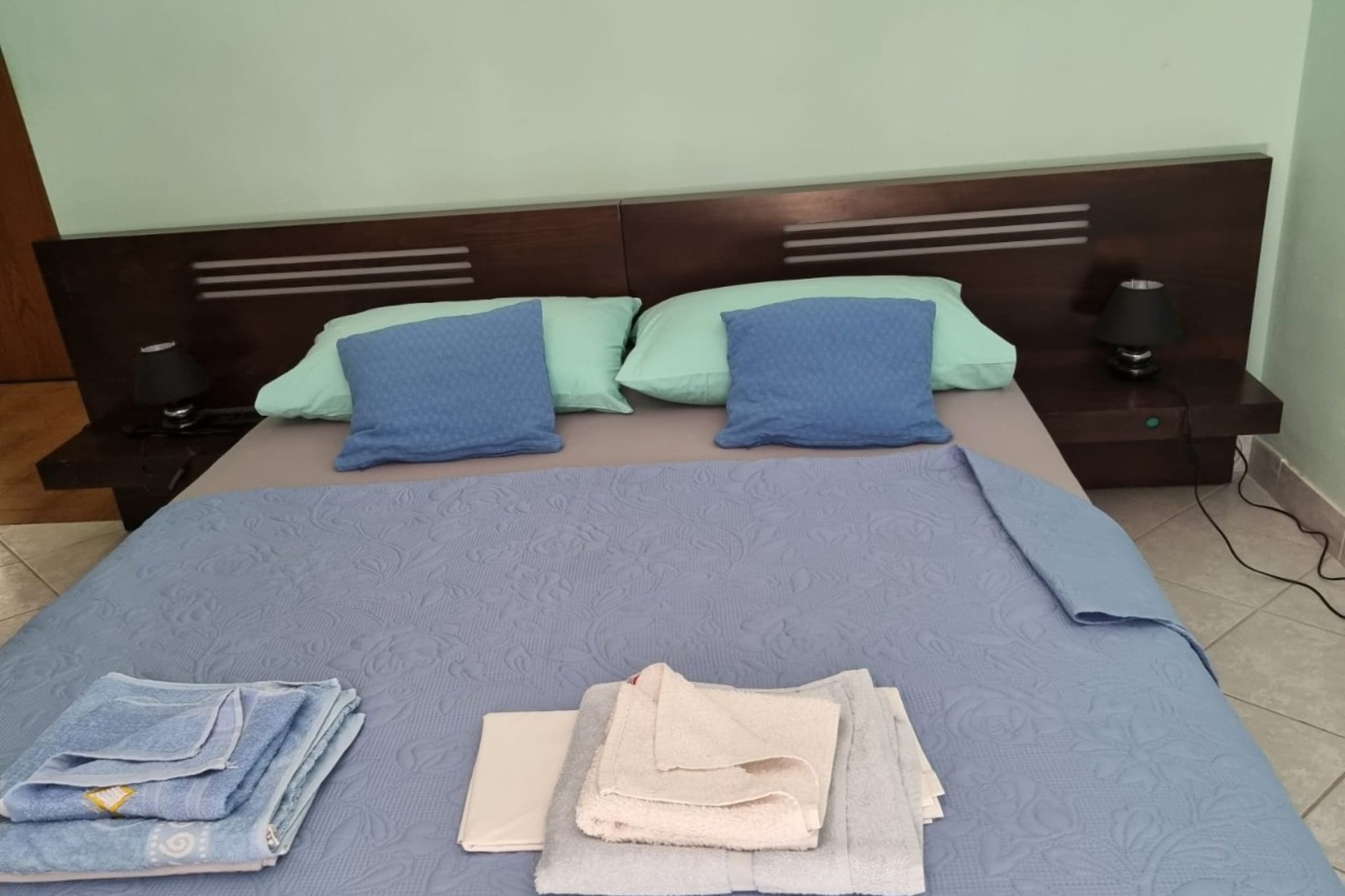 Apartments Željka - Studio Apartment with Terrace with Sea View (6)-Schlafzimmer