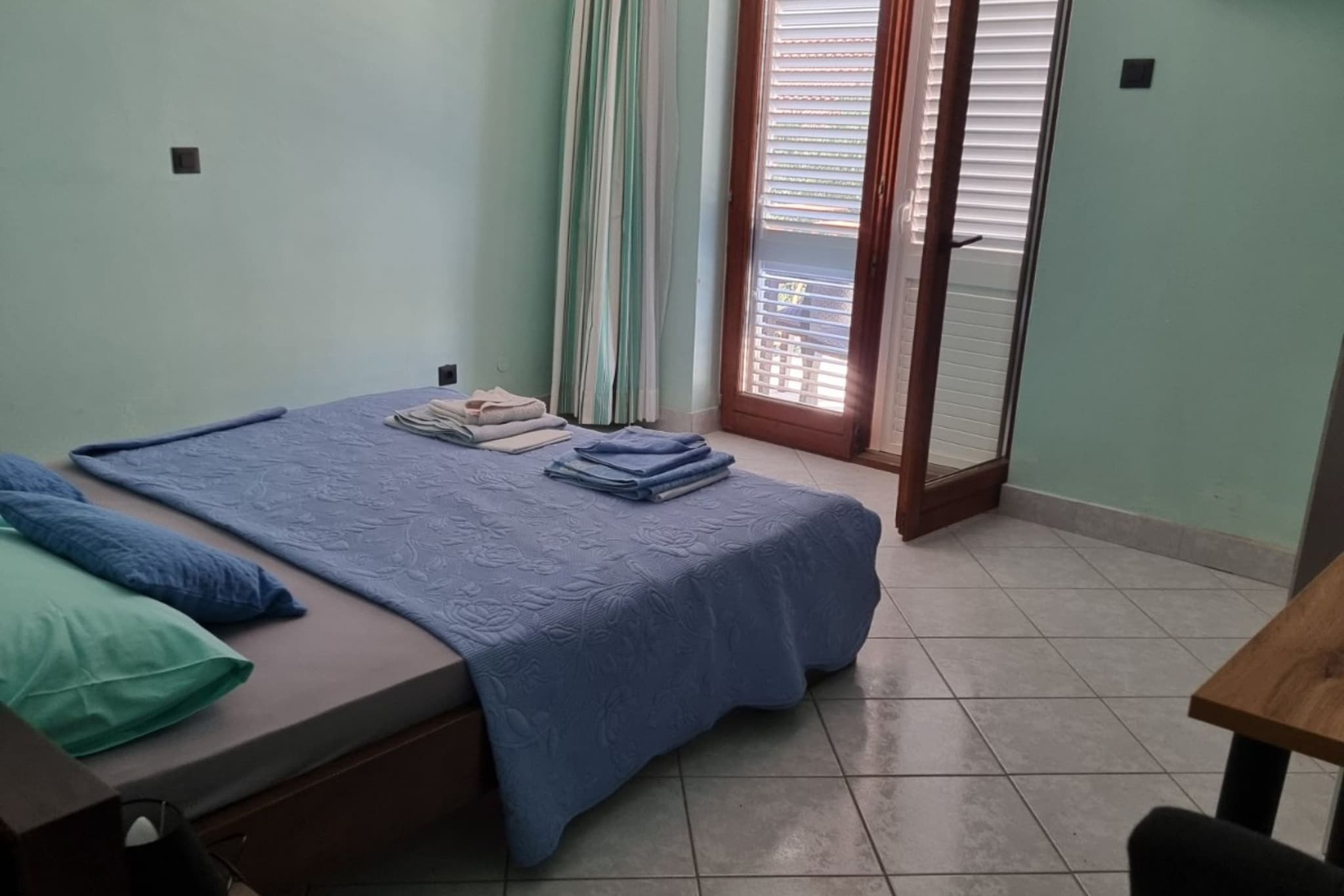 Apartments Željka - Studio Apartment with Terrace with Sea View (6)-Schlafzimmer