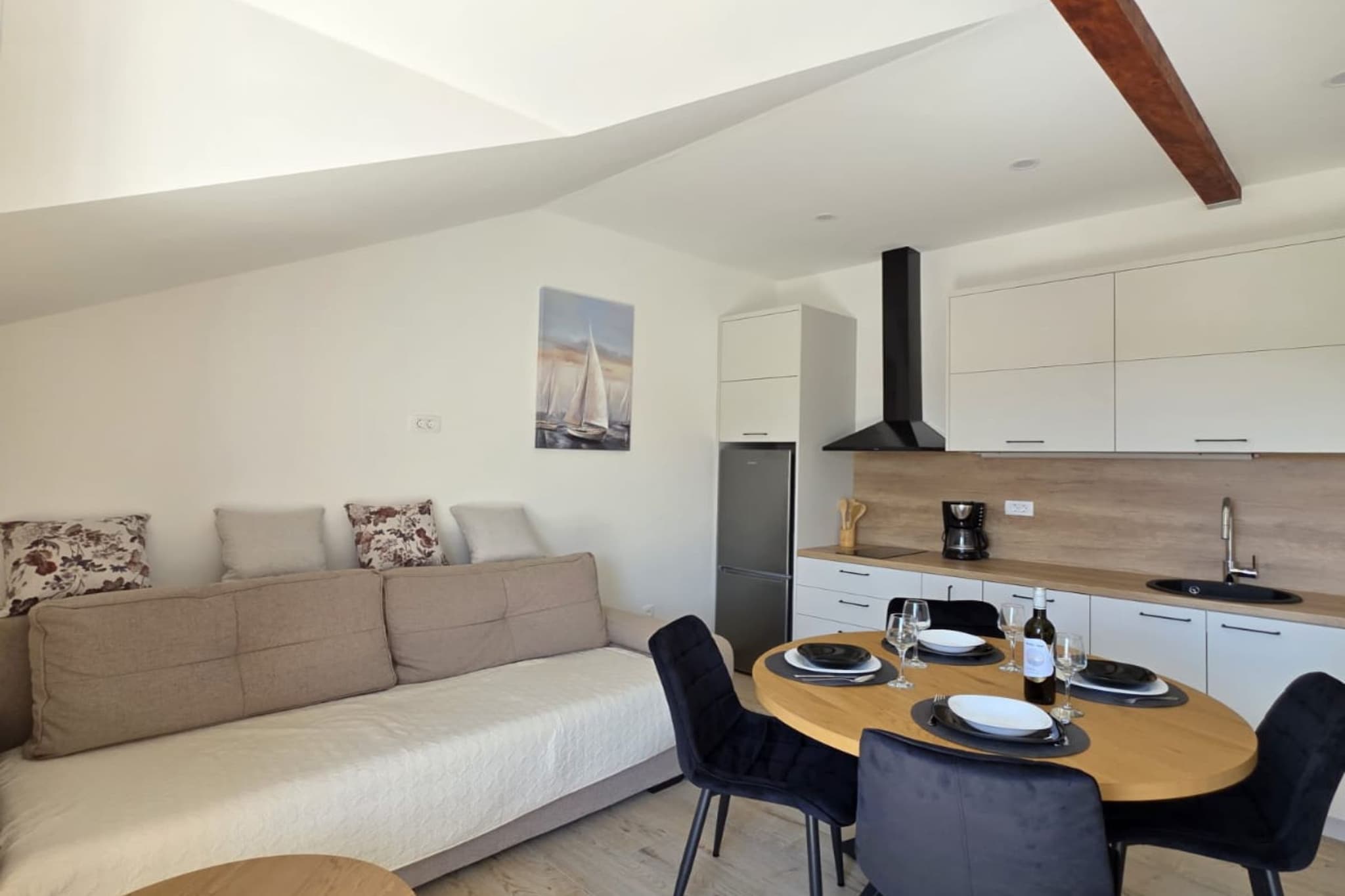 Penthouse Apartment Dijana - One Bedroom Apartment with Terrace-Wohnzimmer