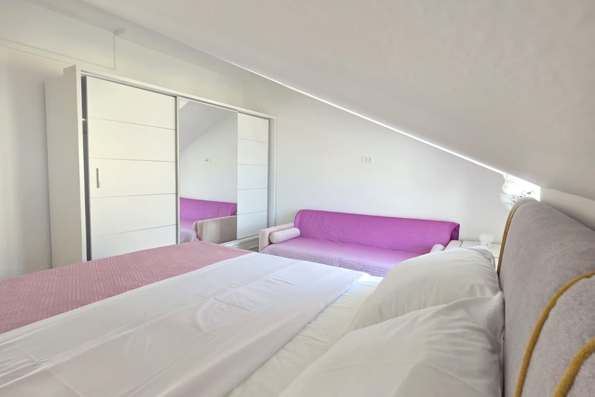 Penthouse Apartment Dijana - One Bedroom Apartment with Terrace-Schlafzimmer