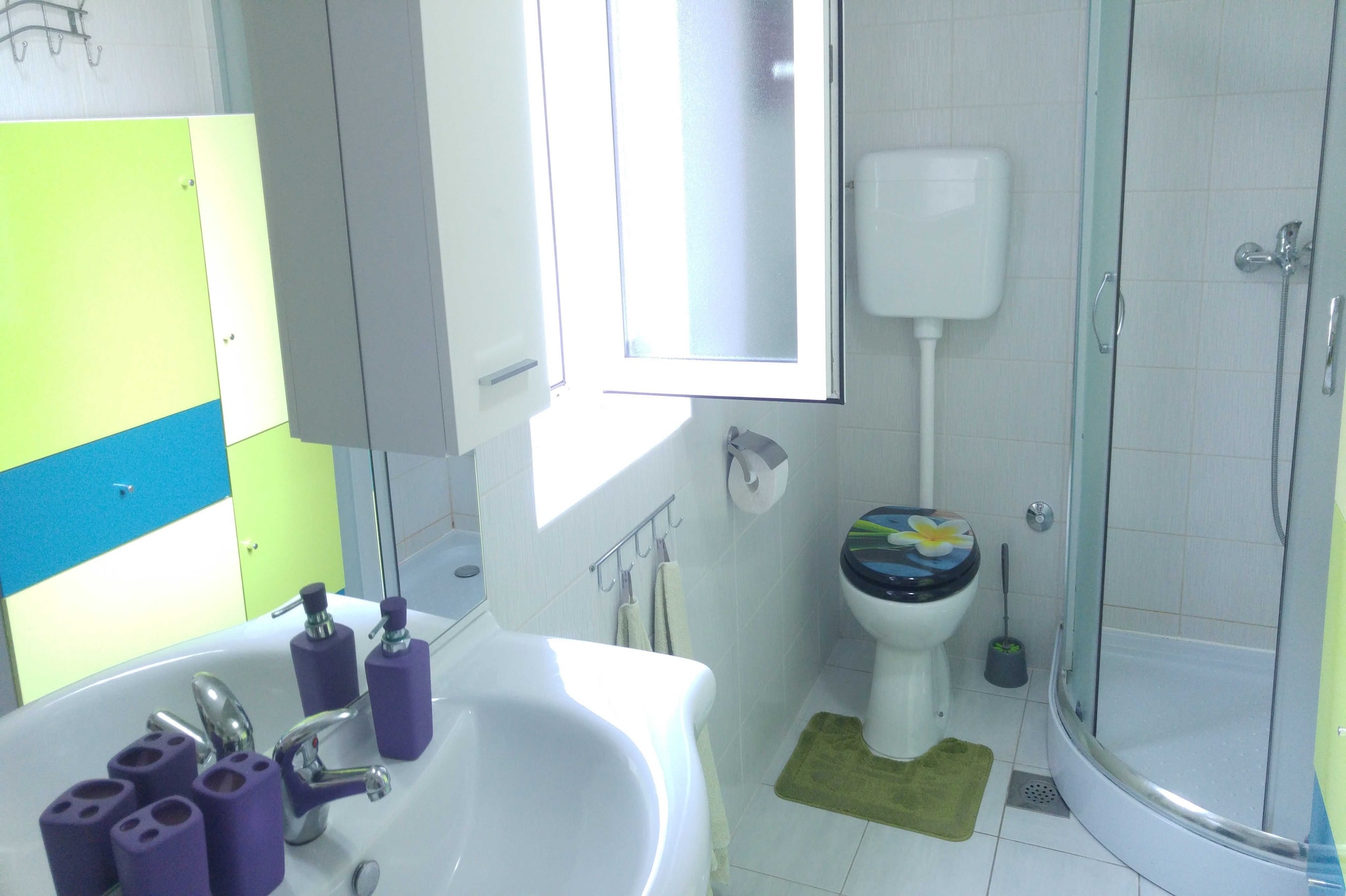 Cozy Island Apartment Lavanda on Krk - Two Bedroom Apartment with Terrace-Badkamer