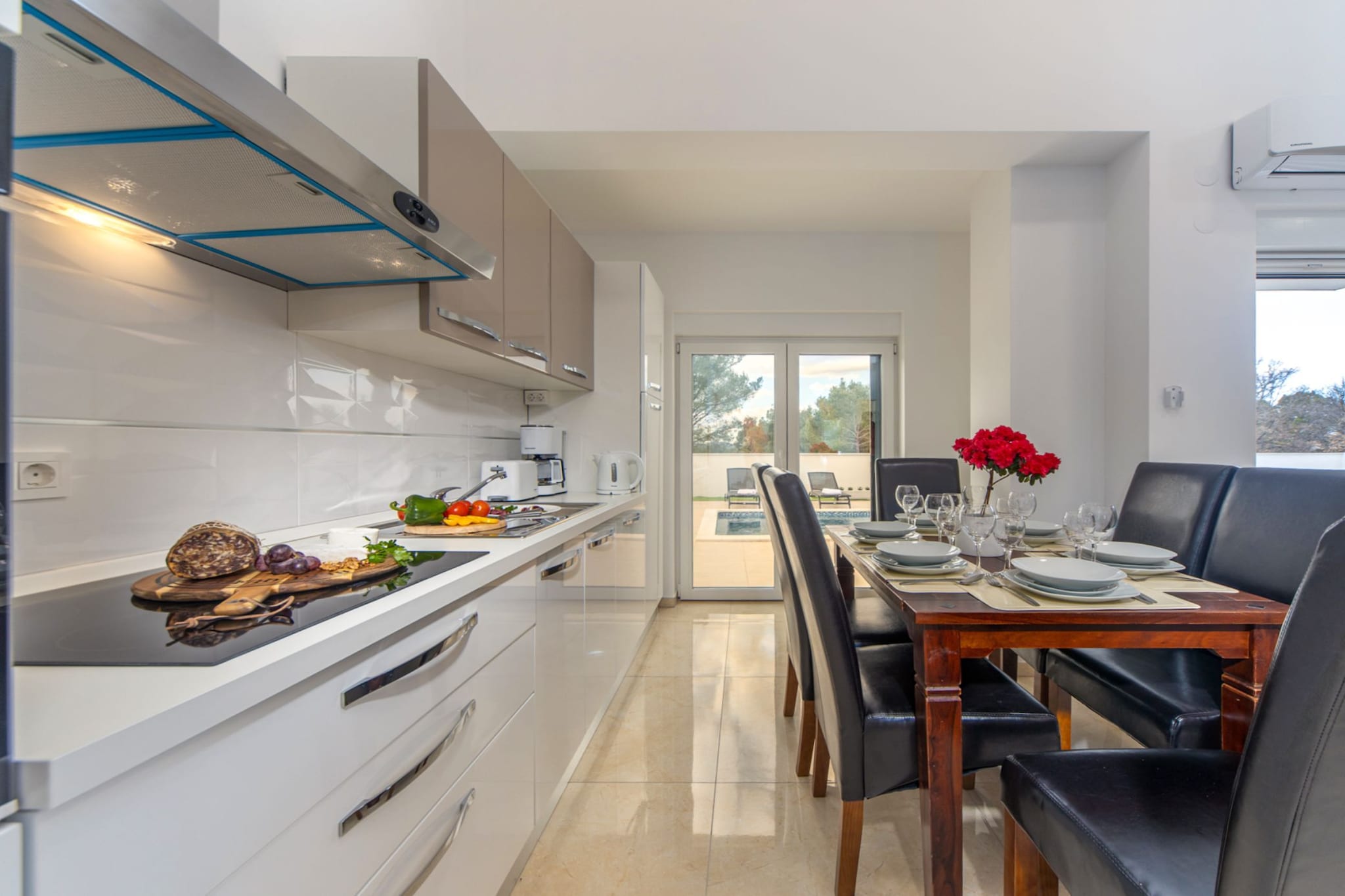 Villa Shaula 1 -  Three Bedroom House with Pool-Esszimmer