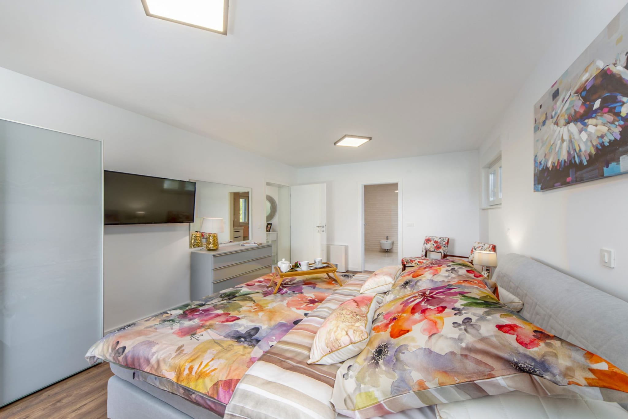Villa Shaula -  Five Bedroom Holiday Home with Pool,Sauna and Gym-Schlafzimmer